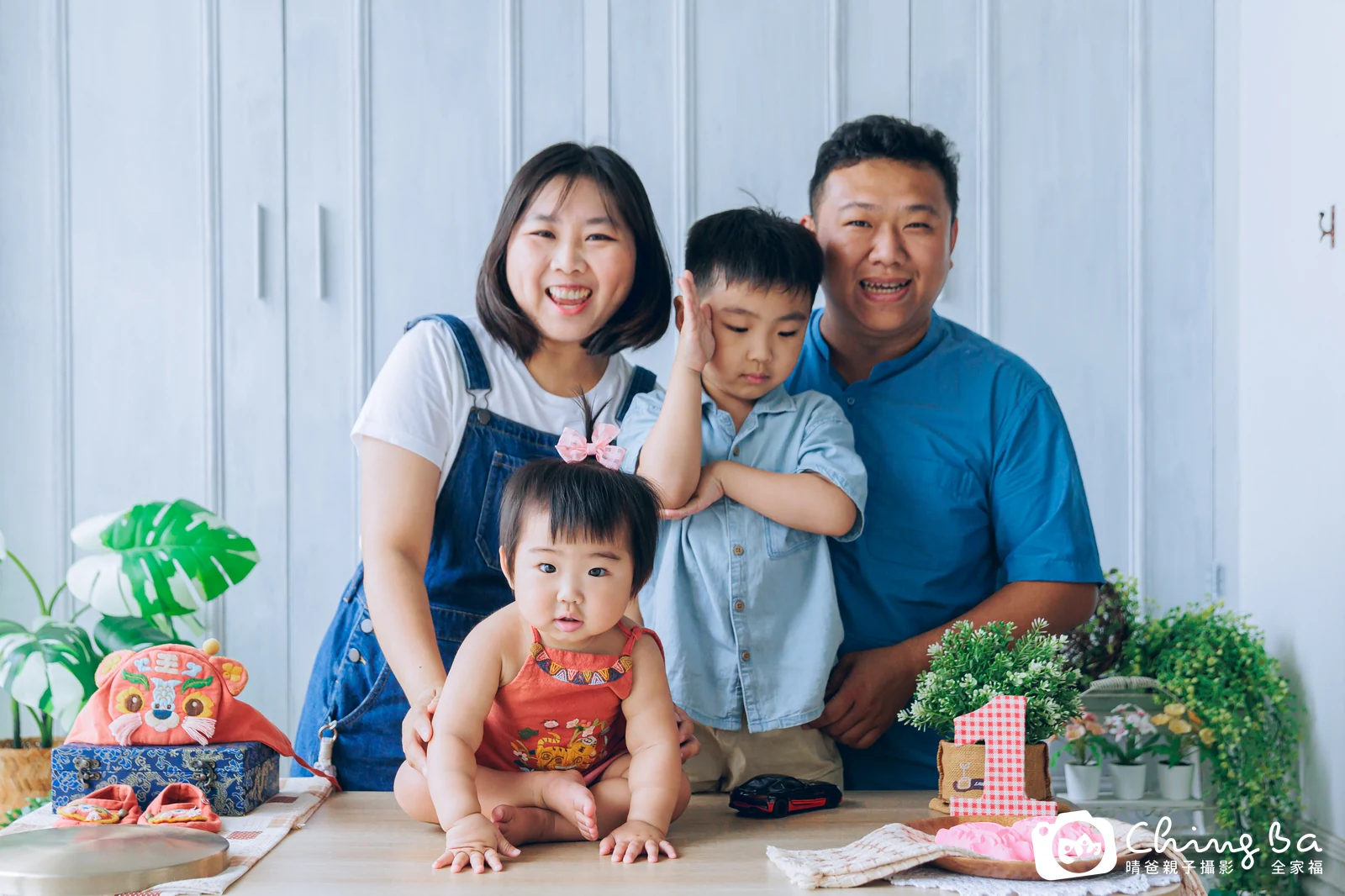 涵涵周歲抓周儀式的紀錄(2025 年夏季)