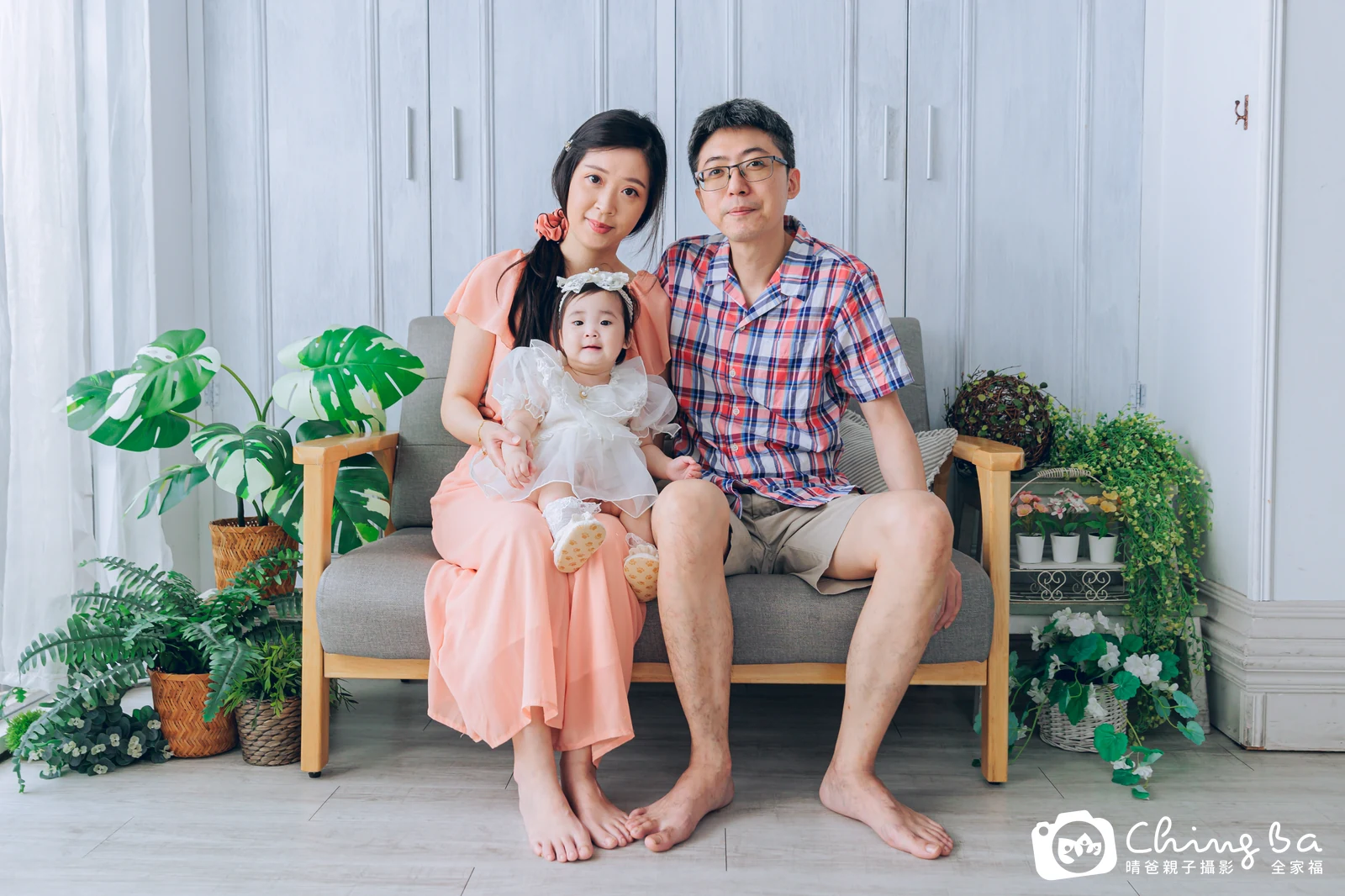 晴周歲抓周儀式的紀錄（2025 年夏季）