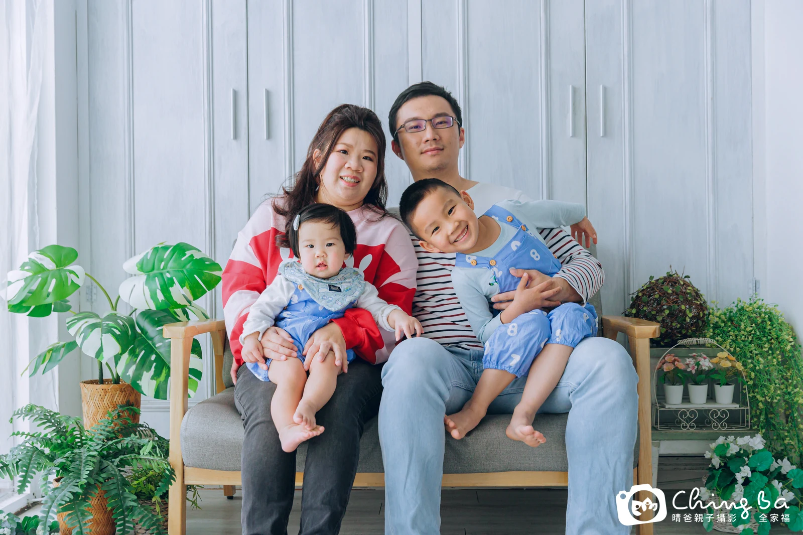 柚子的台中小家庭抓周拍攝現場