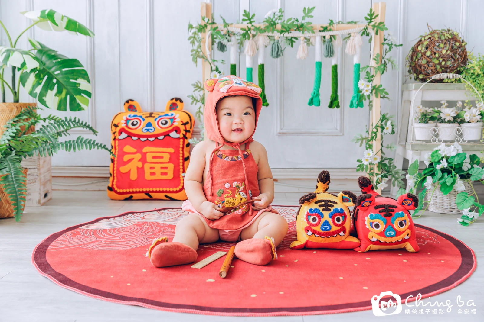 小家庭抓周拍作品|2023 年春季|晴爸親子攝影