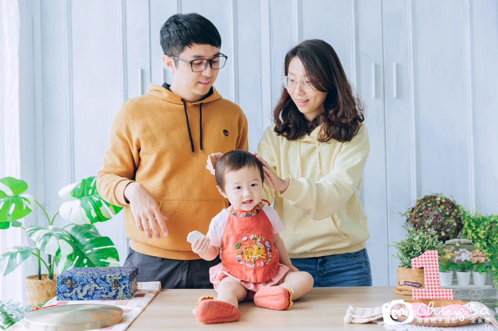 點點的抓周時光——晴爸親子攝影