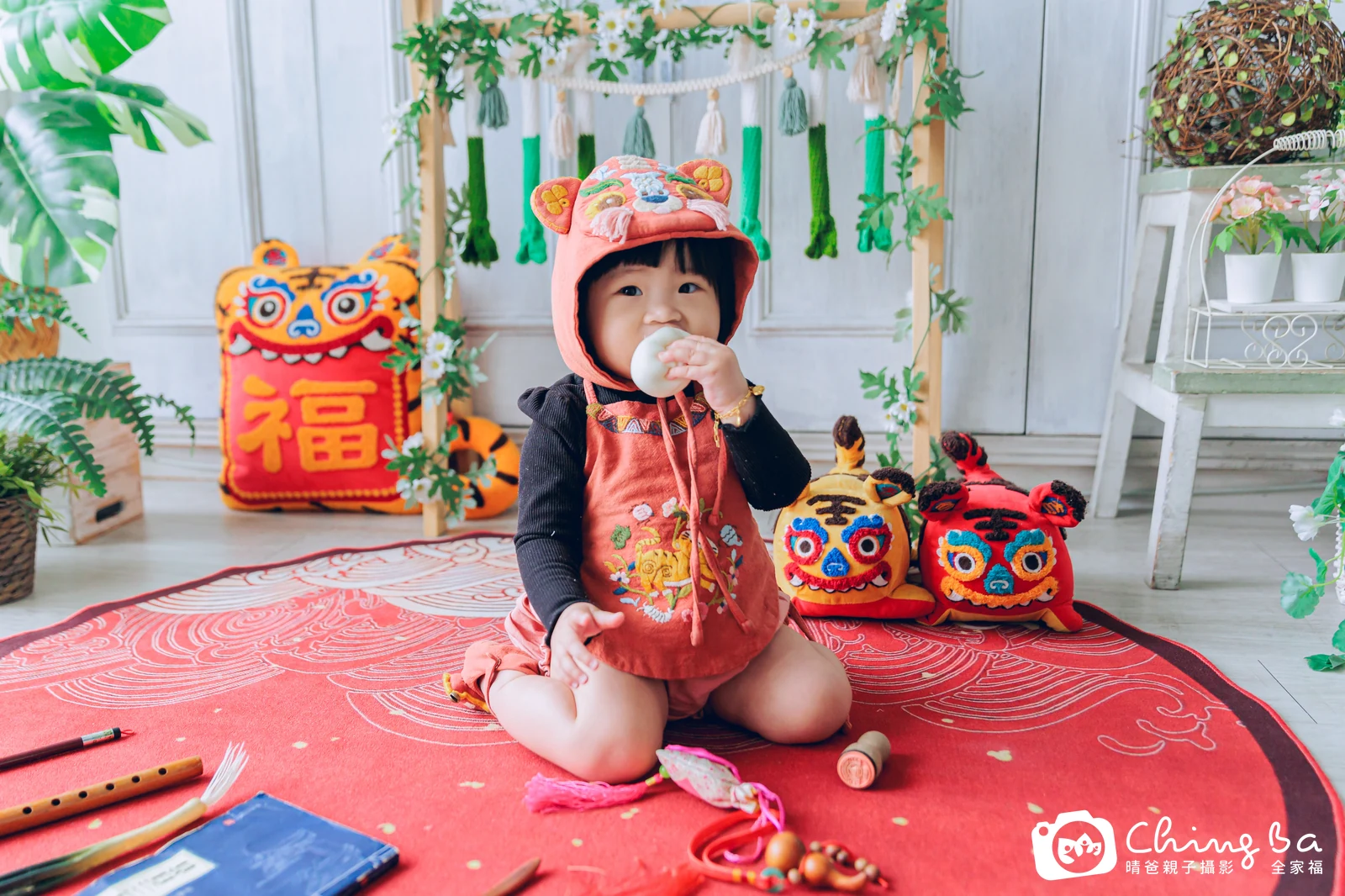 涵周歲抓周儀式的紀錄(2025 年春季)