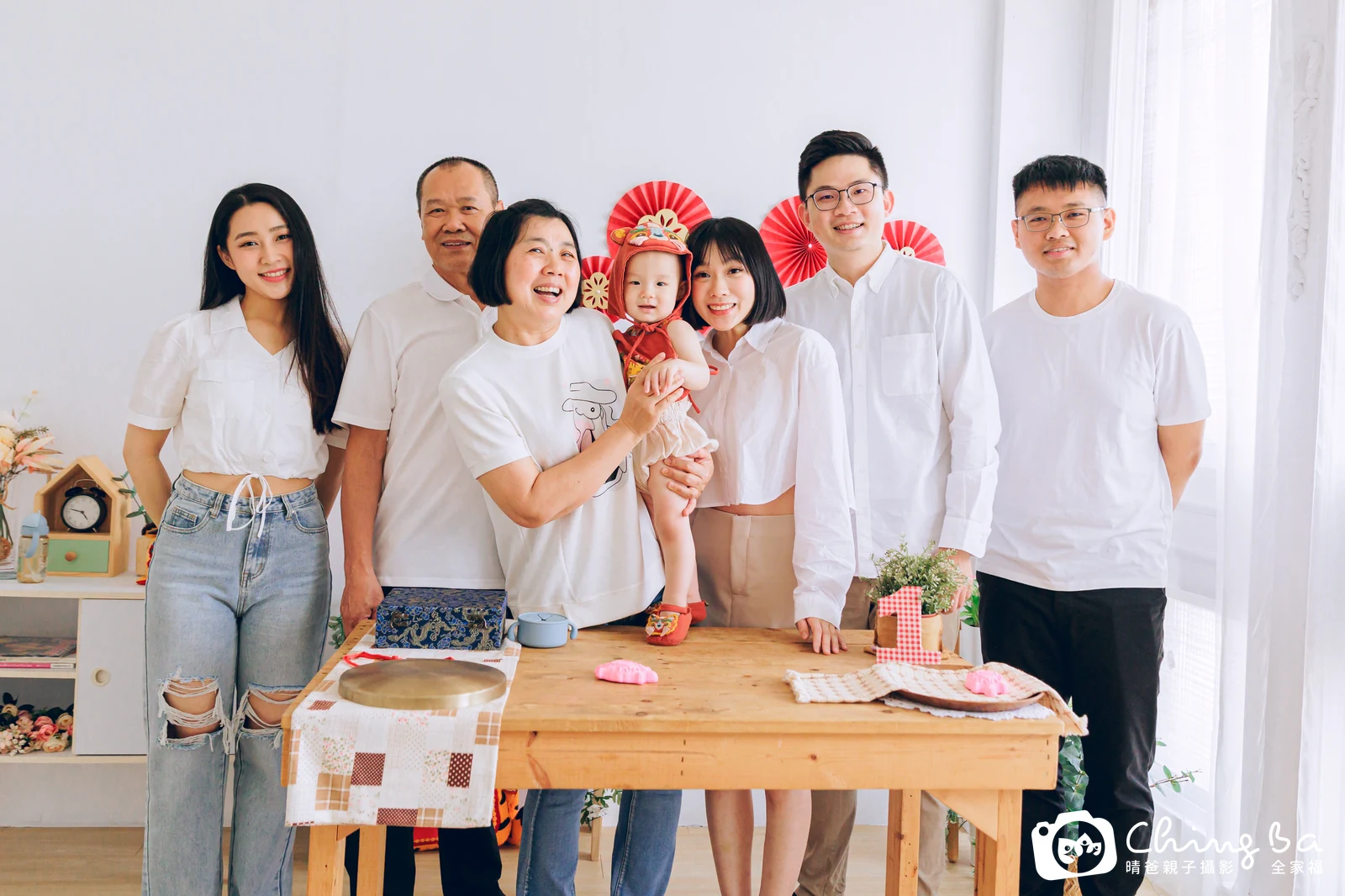 小家庭抓周拍作品|2023 年春季|晴爸親子攝影