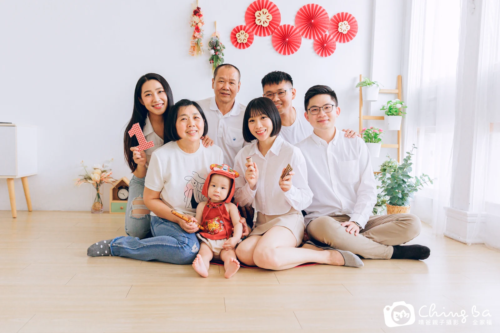 晨晨周歲抓周儀式的紀錄（2023 年春季）