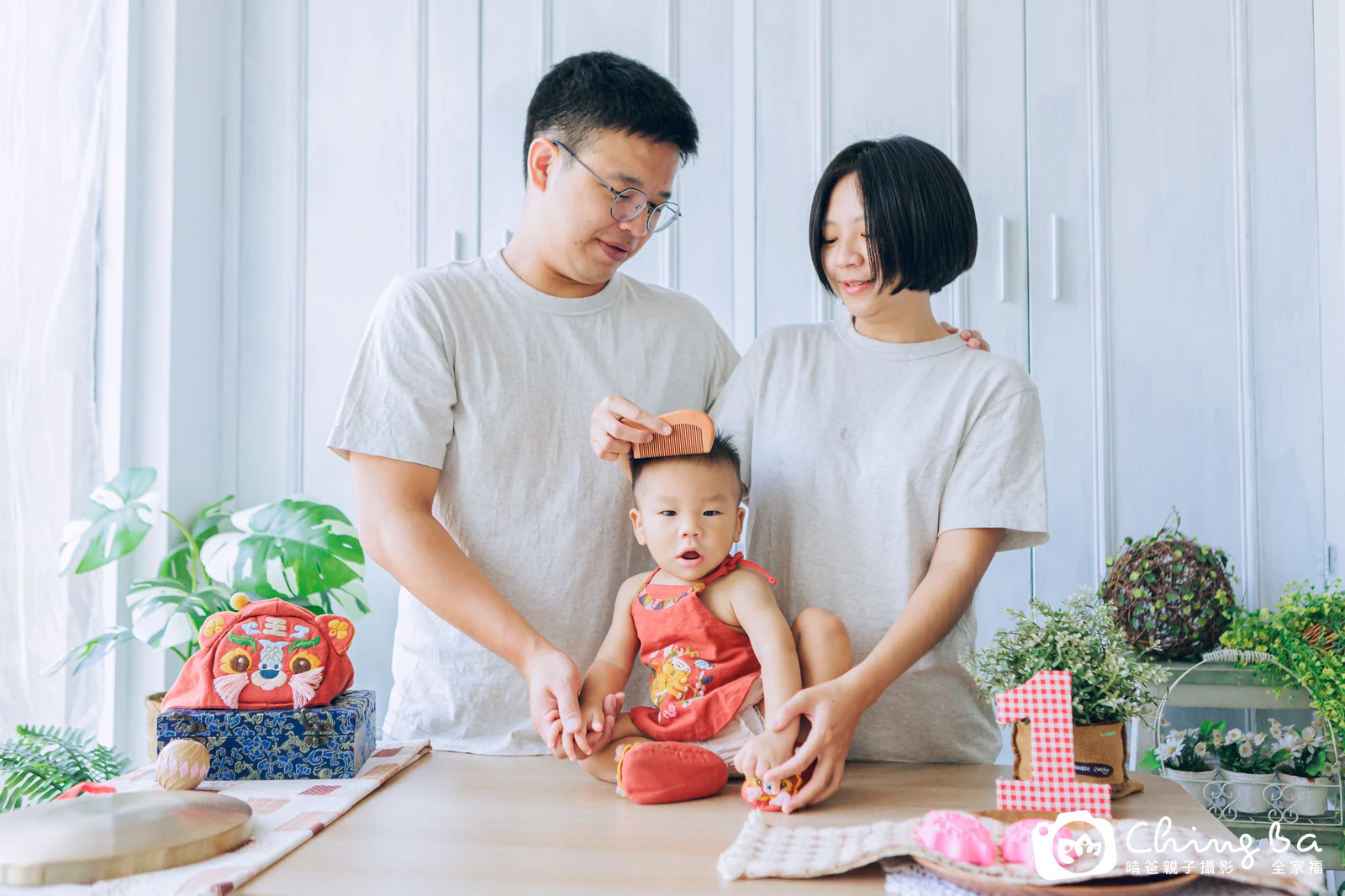 宇的抓周時光——晴爸親子攝影