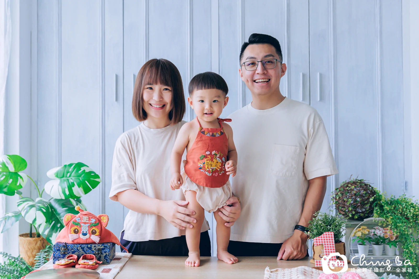 阿睿睿周歲抓周儀式的紀錄（2024 年夏季）