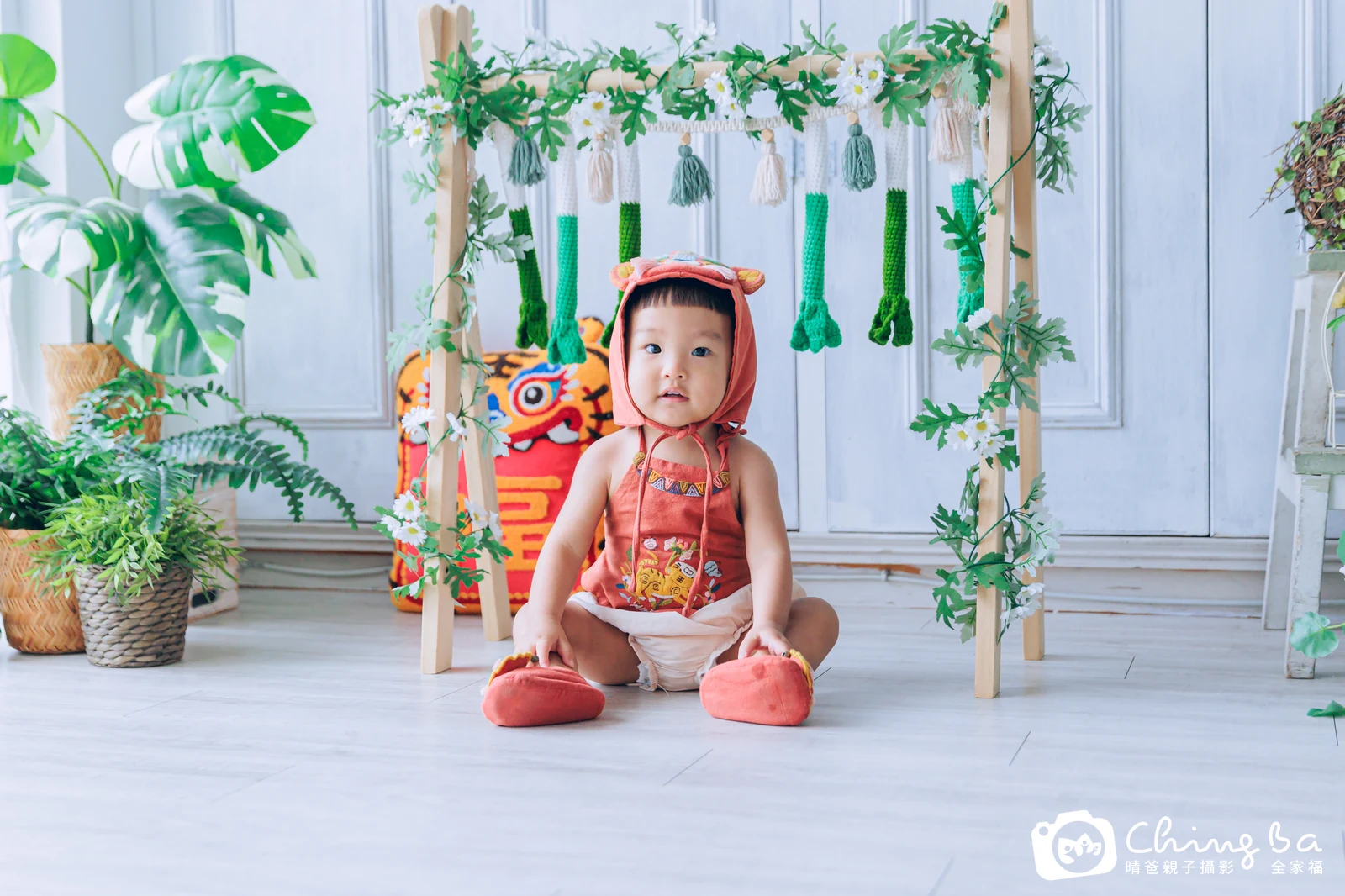 阿睿睿周歲抓周儀式的紀錄（2024 年夏季）