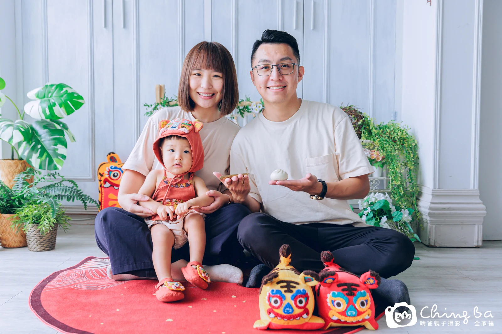 阿睿睿周歲抓周儀式的紀錄（2024 年夏季）
