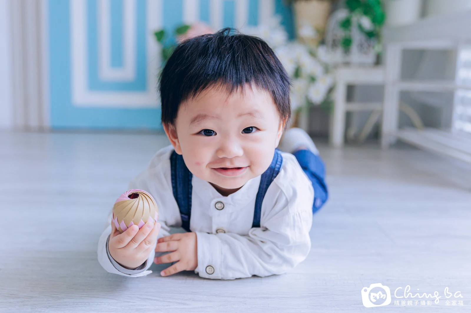 亮亮的台中小家庭抓周拍攝現場