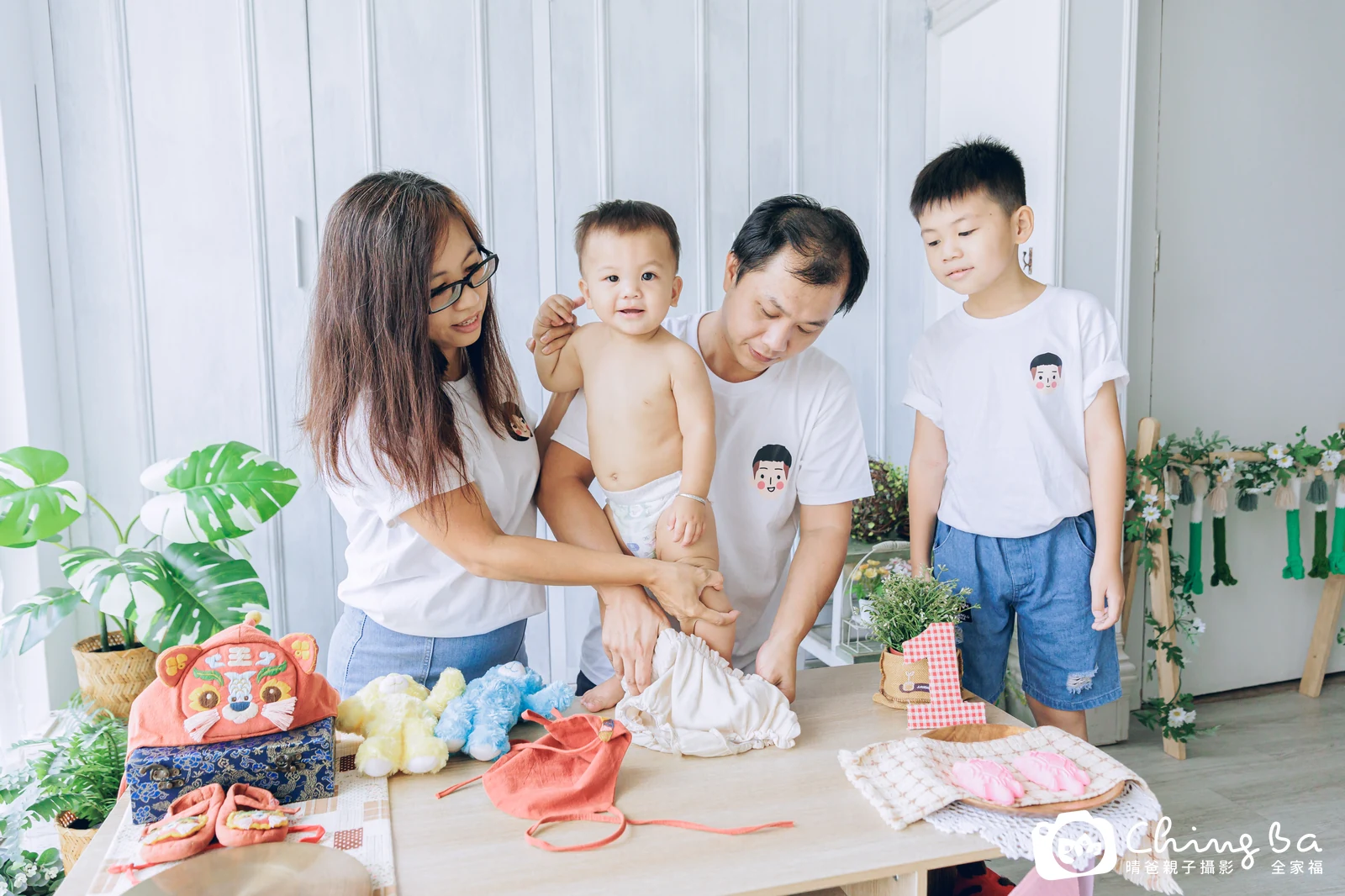 睿睿的抓周時光——晴爸親子攝影
