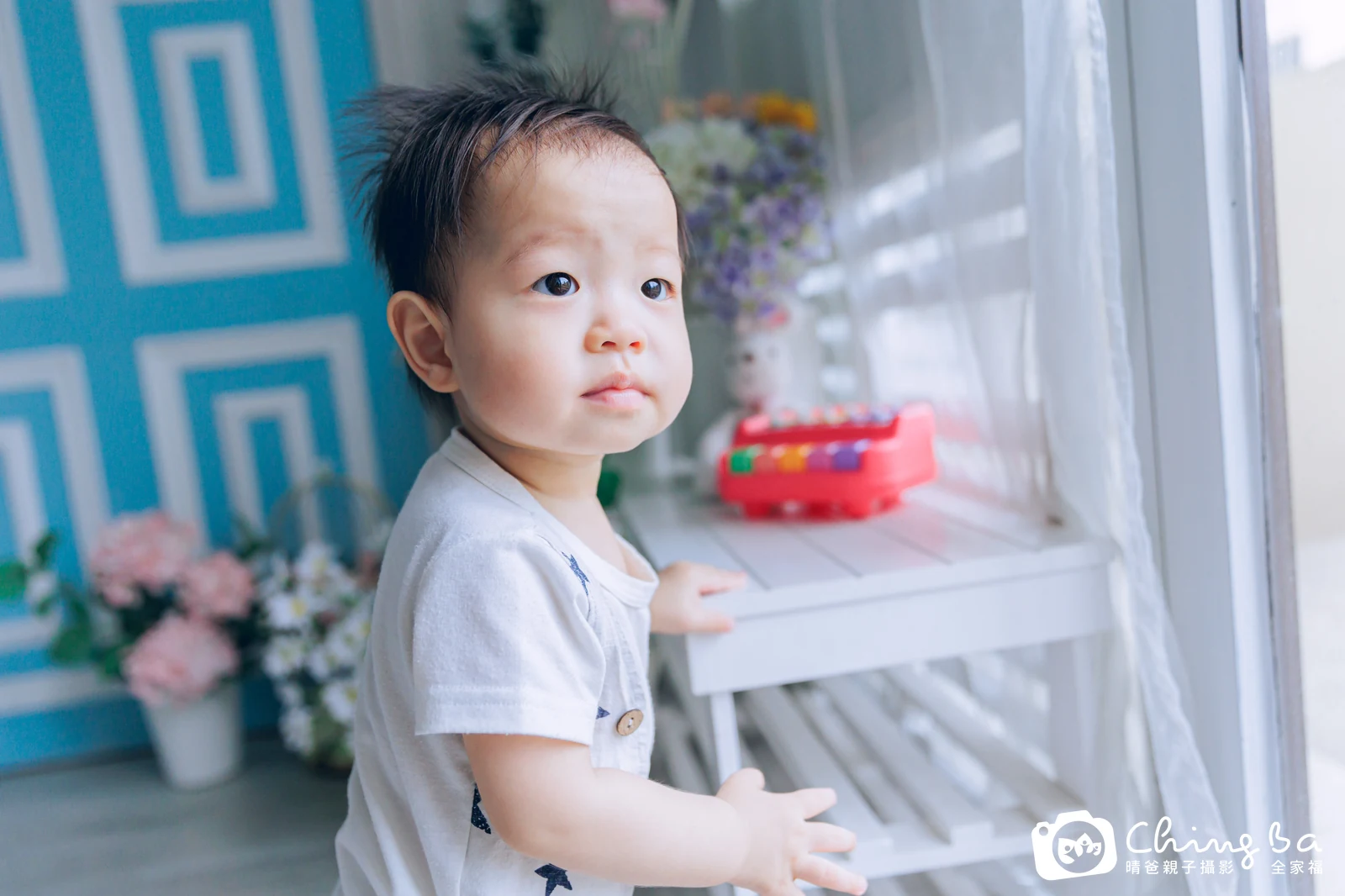 小佑佑周歲抓周儀式的紀錄（2024 年夏季）