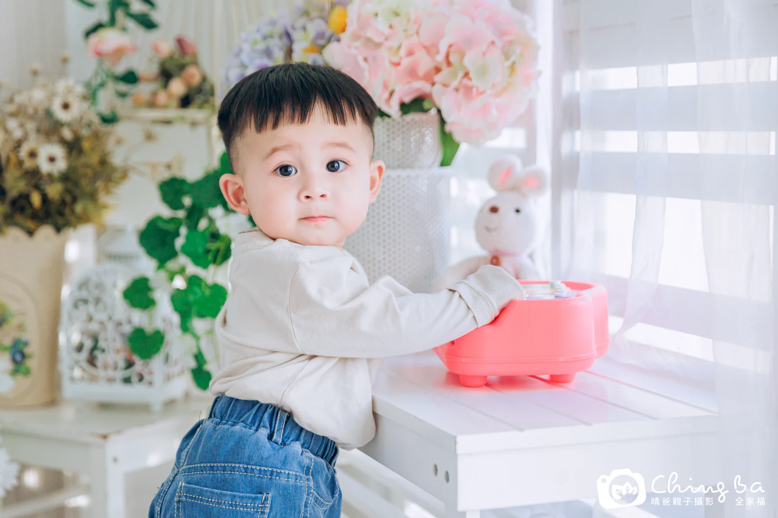 楷楷的抓周時光——晴爸親子攝影