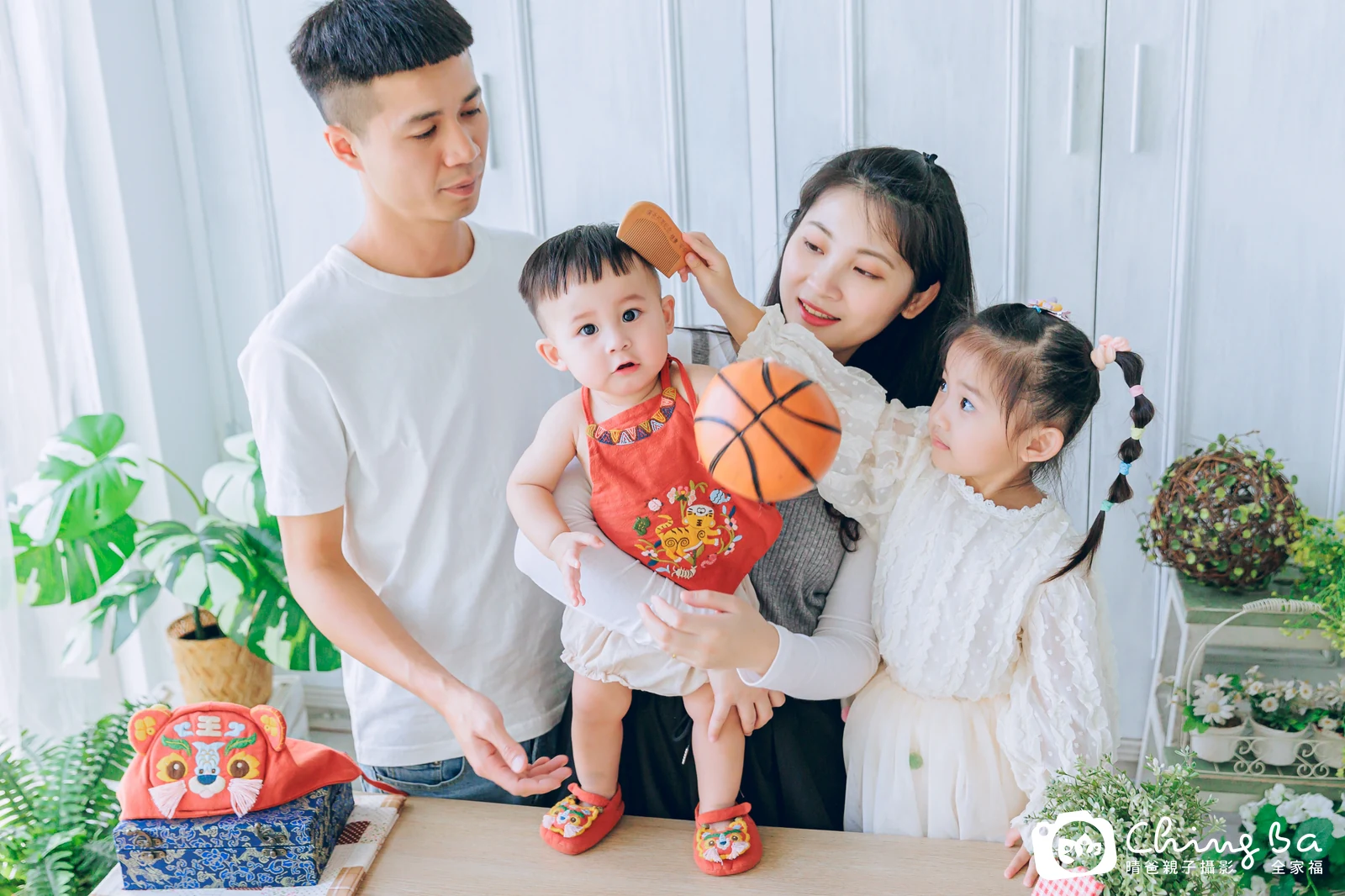 楷楷的抓周時光——晴爸親子攝影
