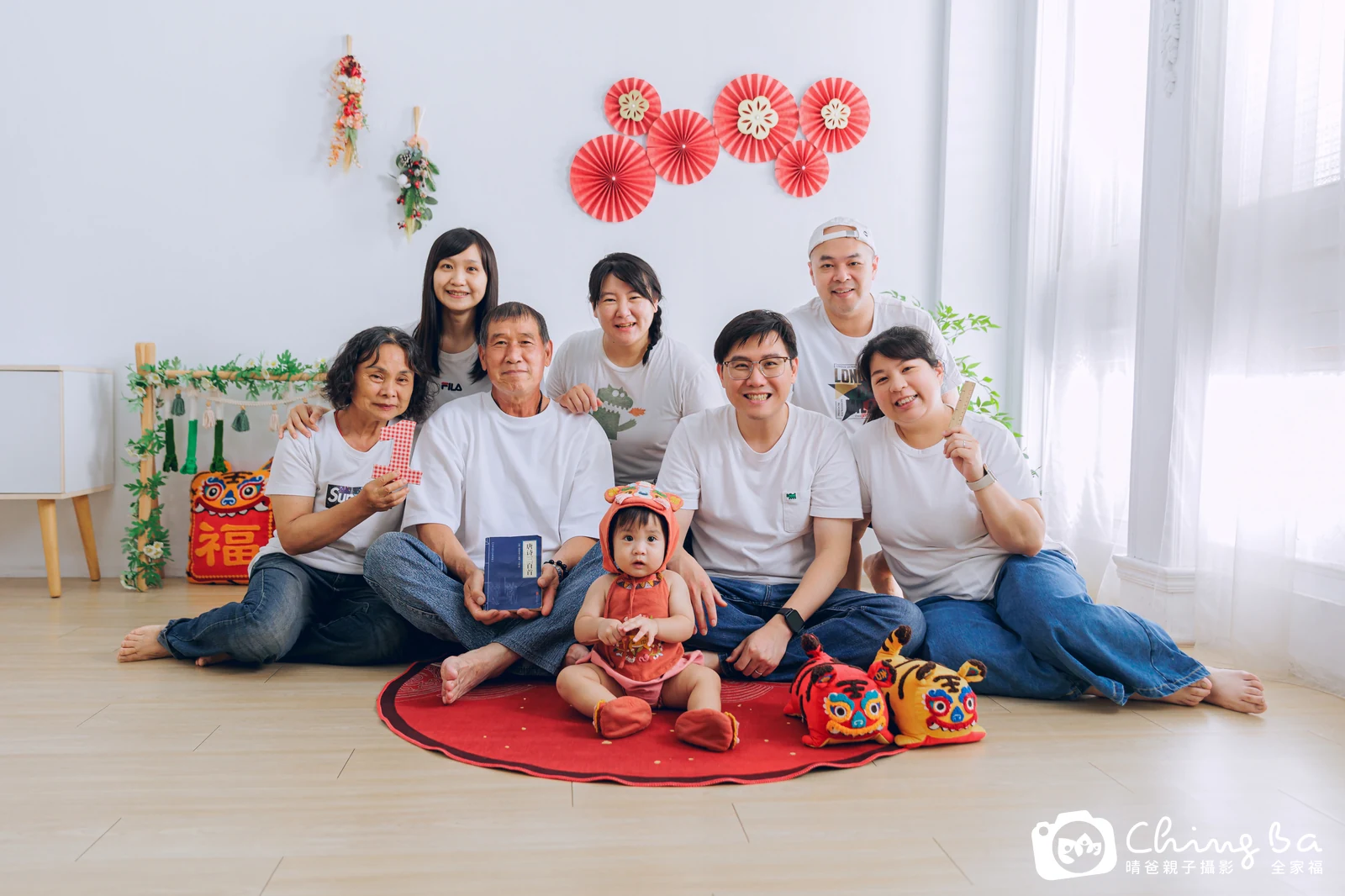 小家庭抓周拍作品｜2025 年夏季｜晴爸親子攝影