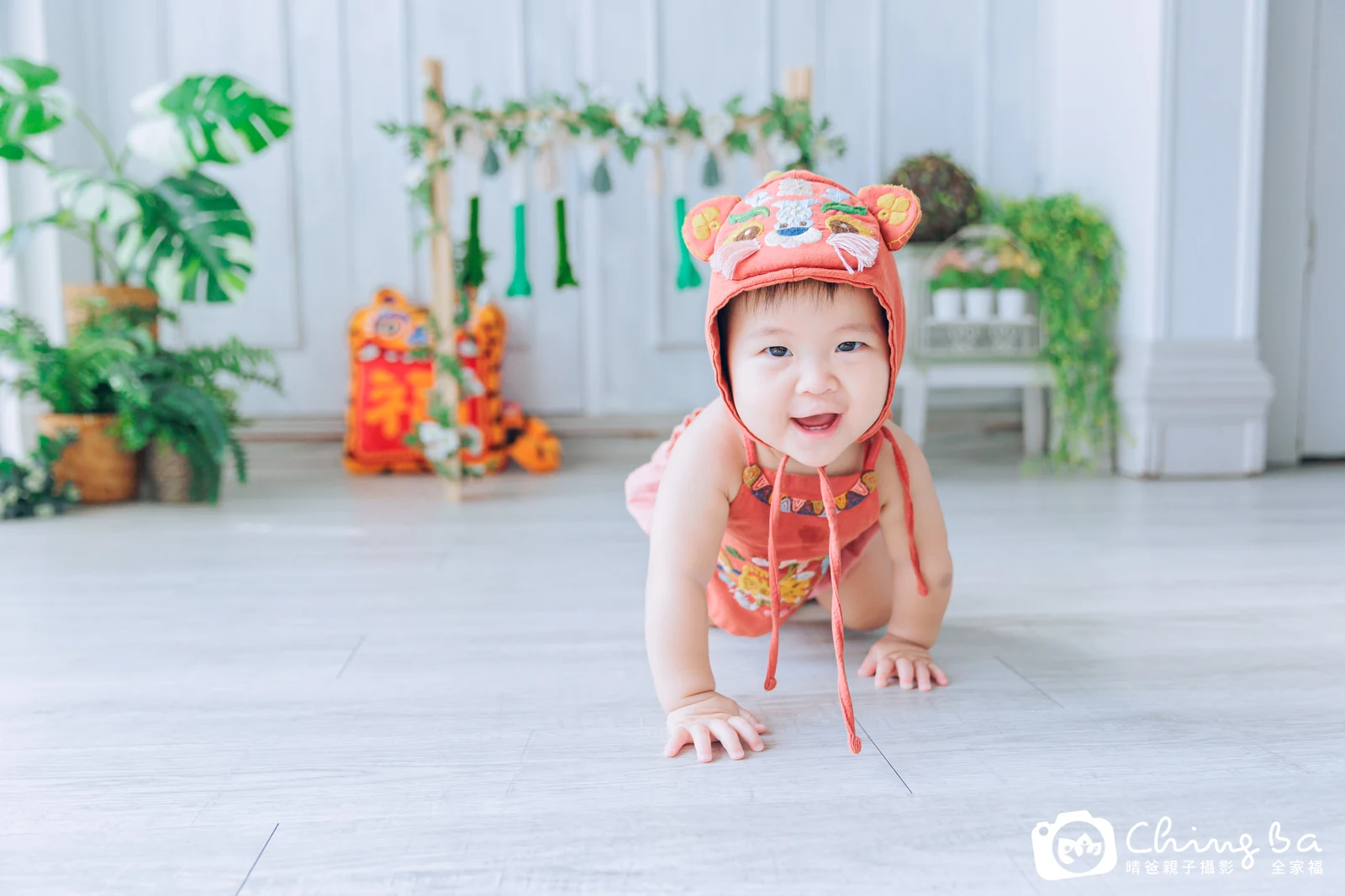 小章魚的抓周時光——晴爸親子攝影