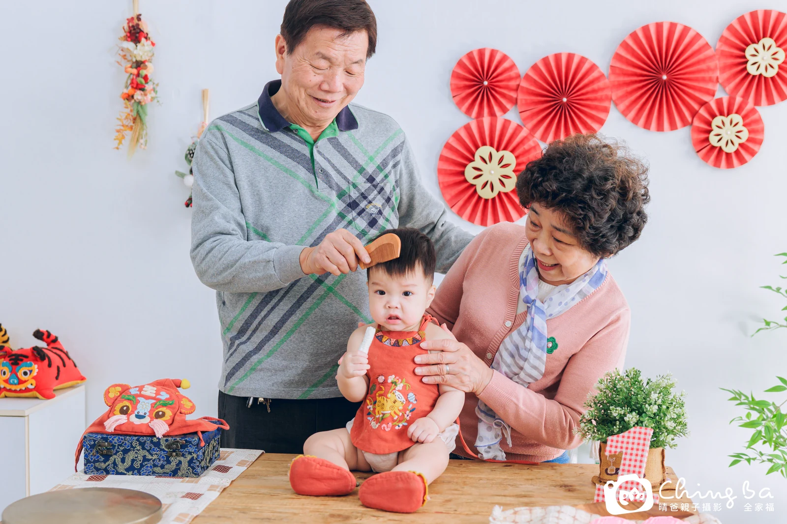 嵐的抓周時光——晴爸親子攝影