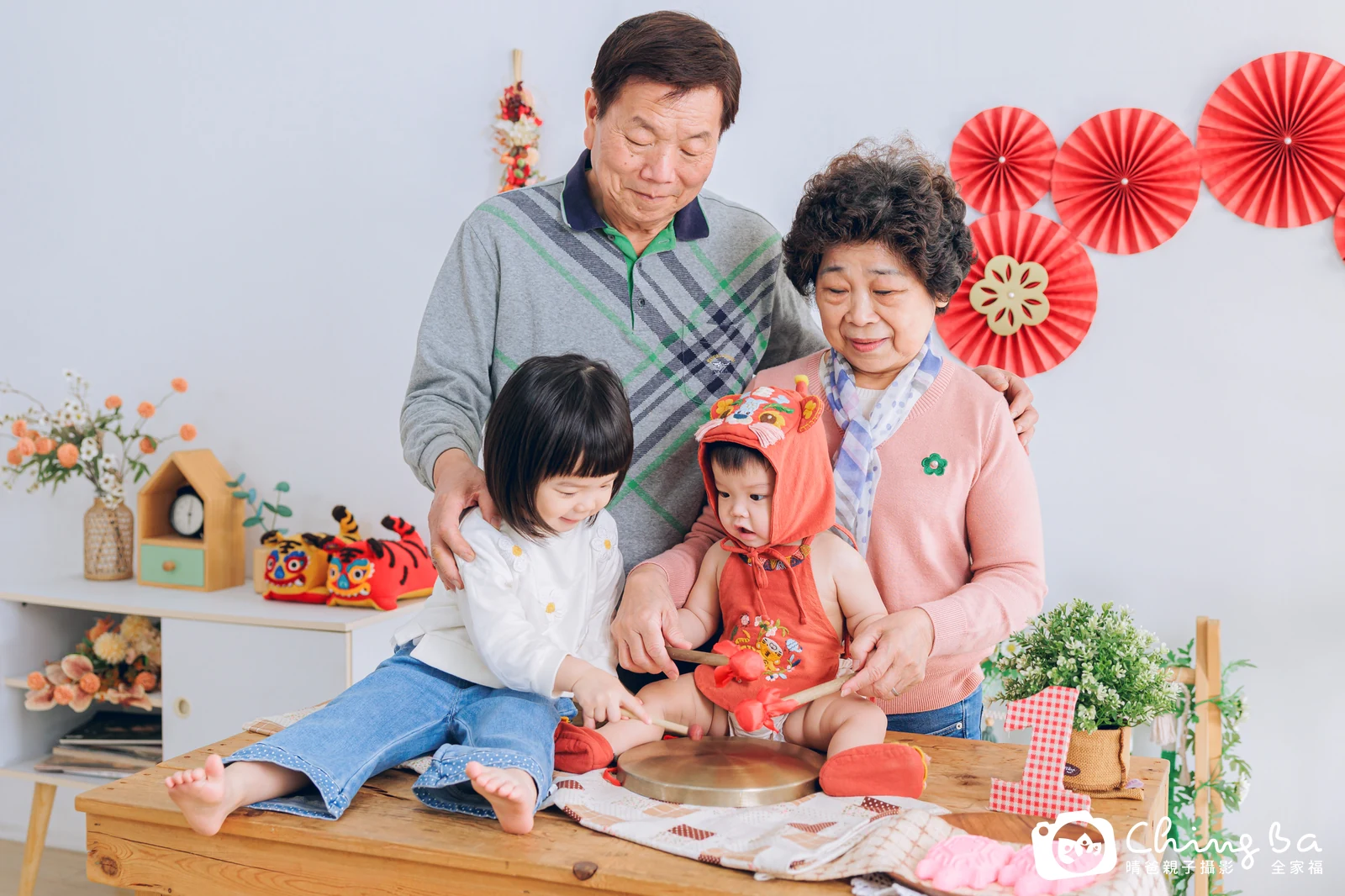 嵐周歲抓周儀式的紀錄(2026 年春季)