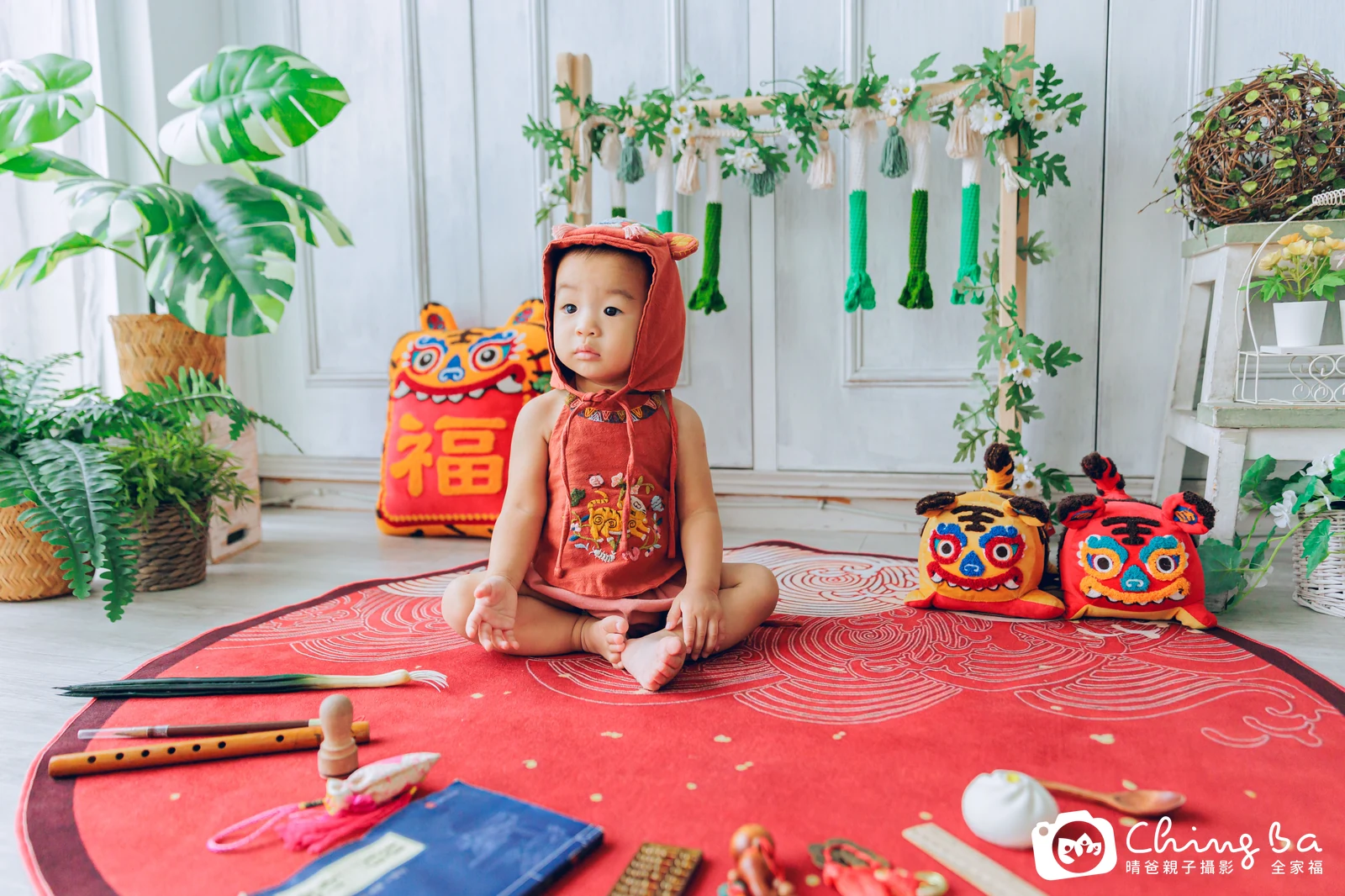 小紅豆周歲抓周儀式的紀錄（2023 年秋季）