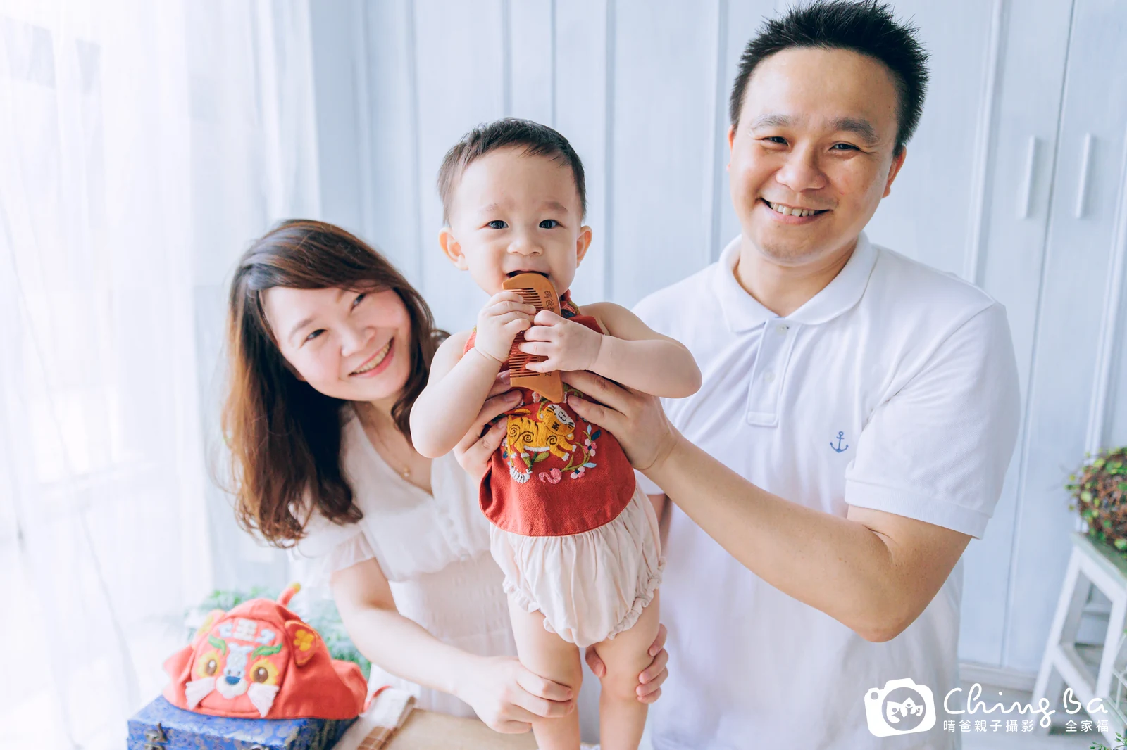 小家庭抓周拍作品|2023 年夏季|晴爸親子攝影