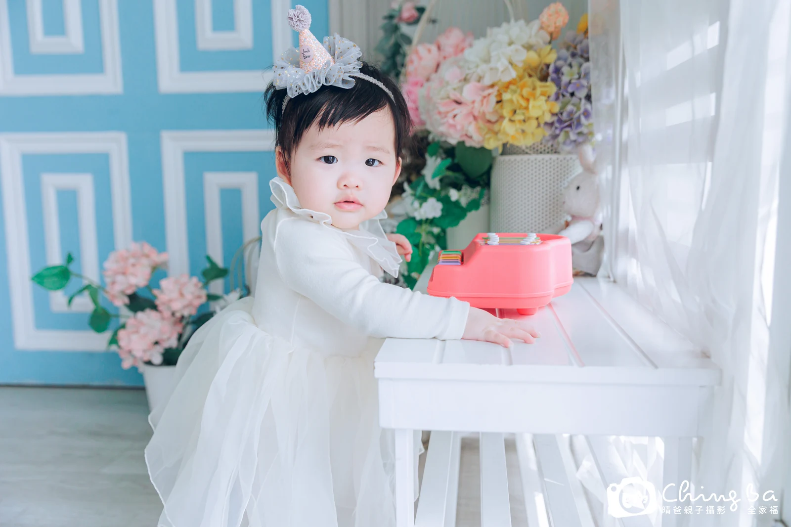 小泡芙的抓周時光——晴爸親子攝影