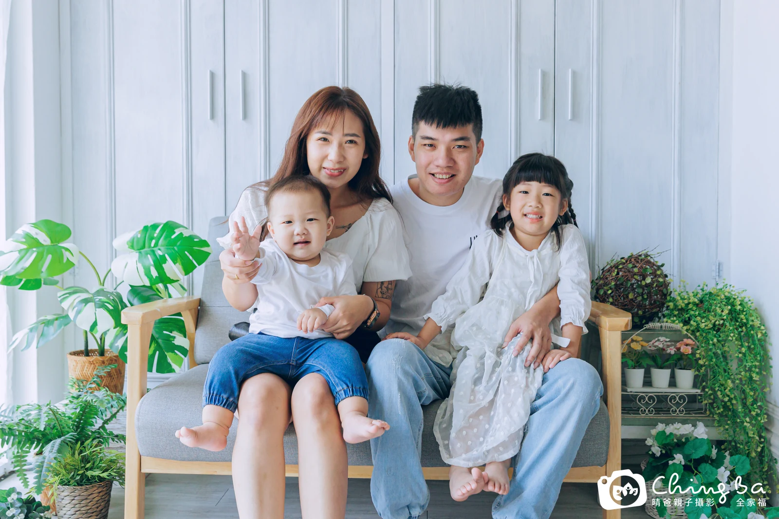 小湯圓的台中小家庭抓周拍攝現場