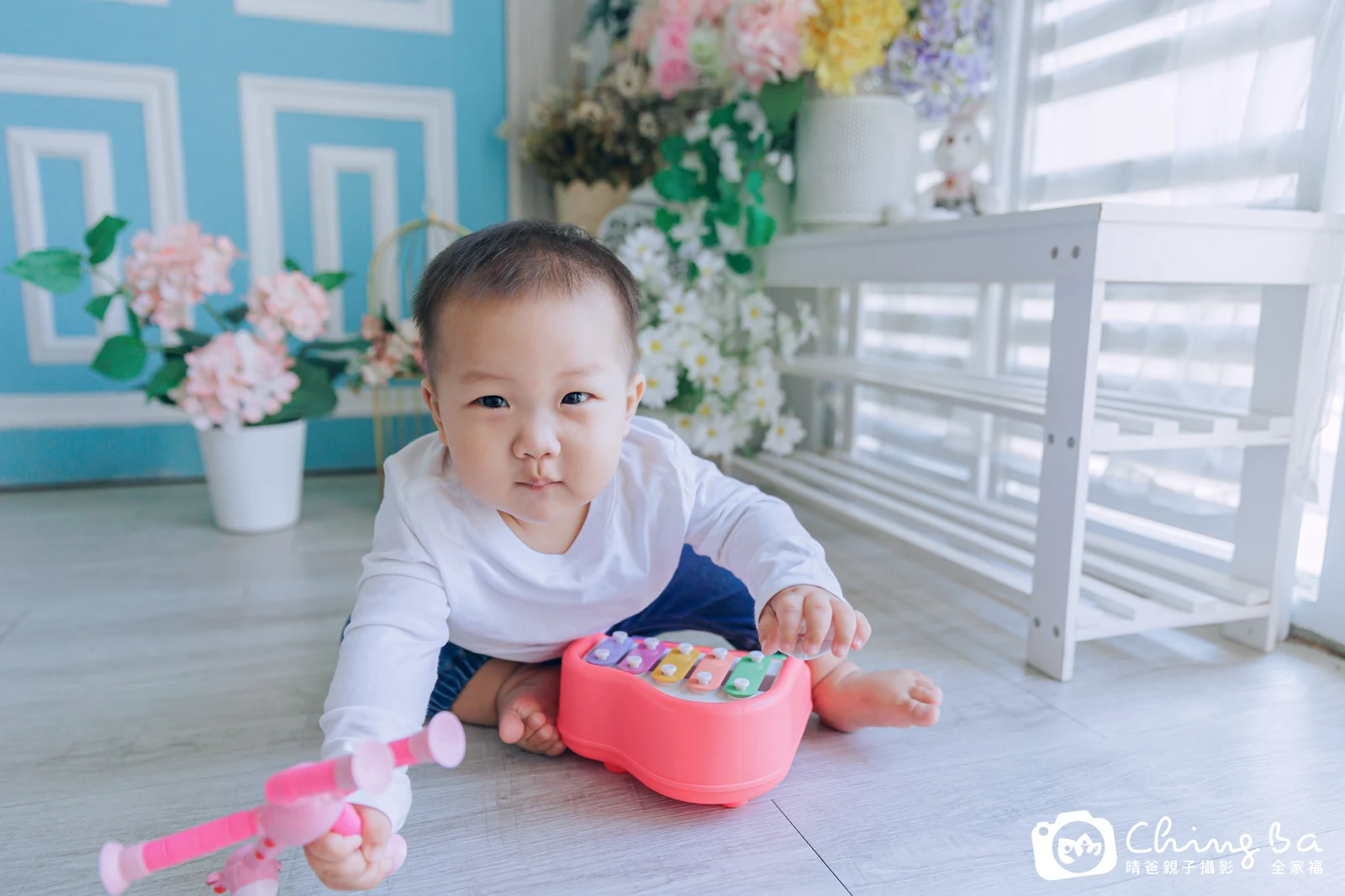 小湯圓的抓周時光——晴爸親子攝影