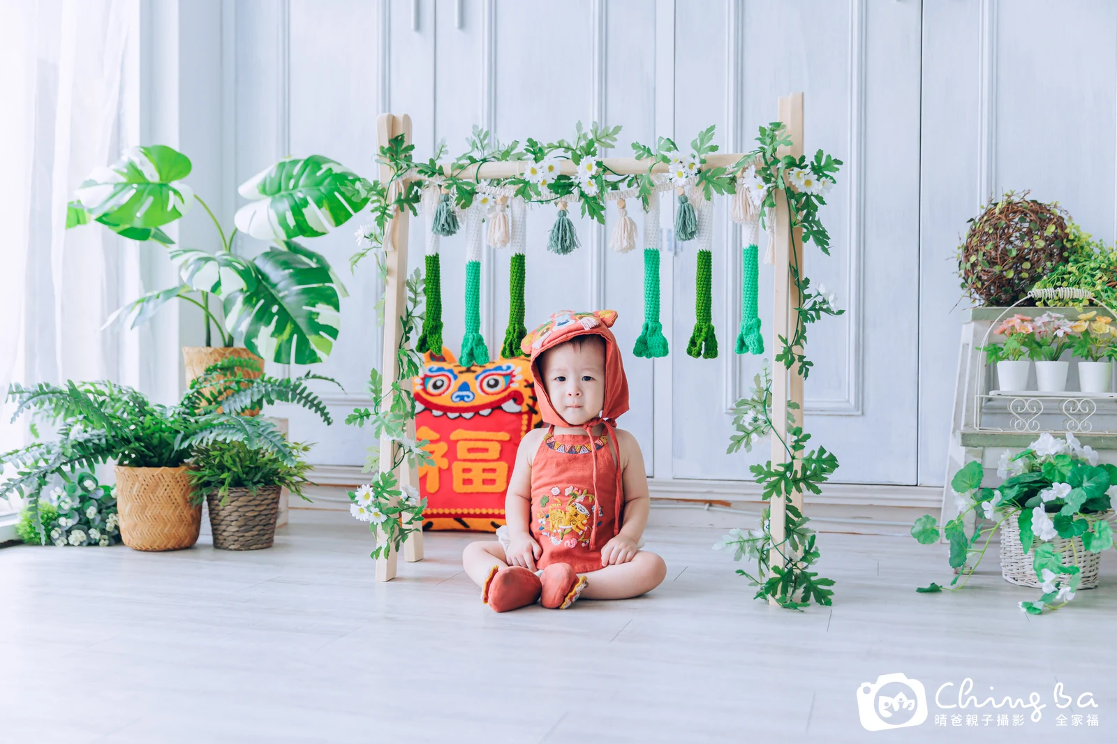 駿周歲抓周儀式的紀錄（2023 年夏季）