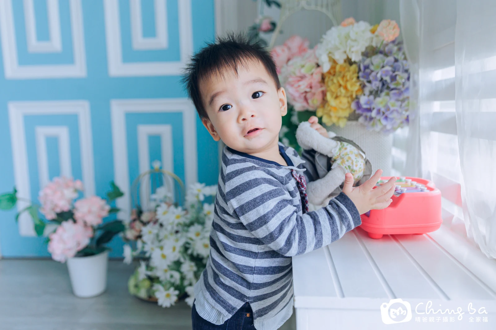 兔寶的抓周時光——晴爸親子攝影