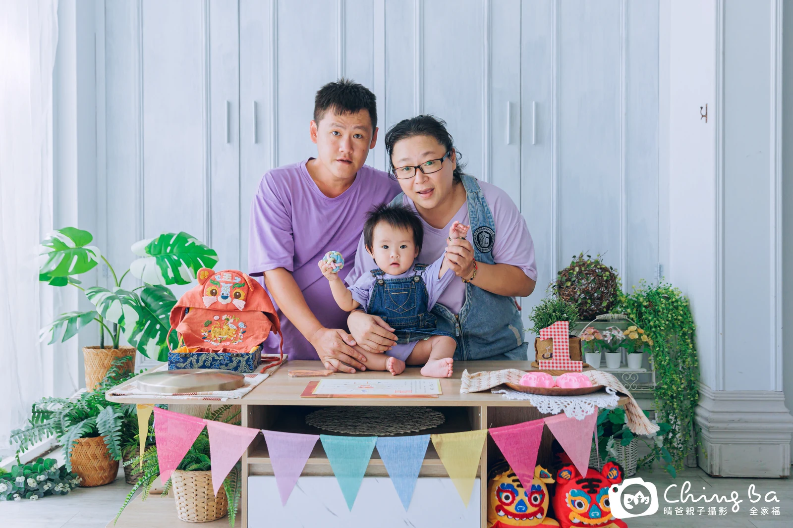 萱萱的抓周時光——晴爸親子攝影