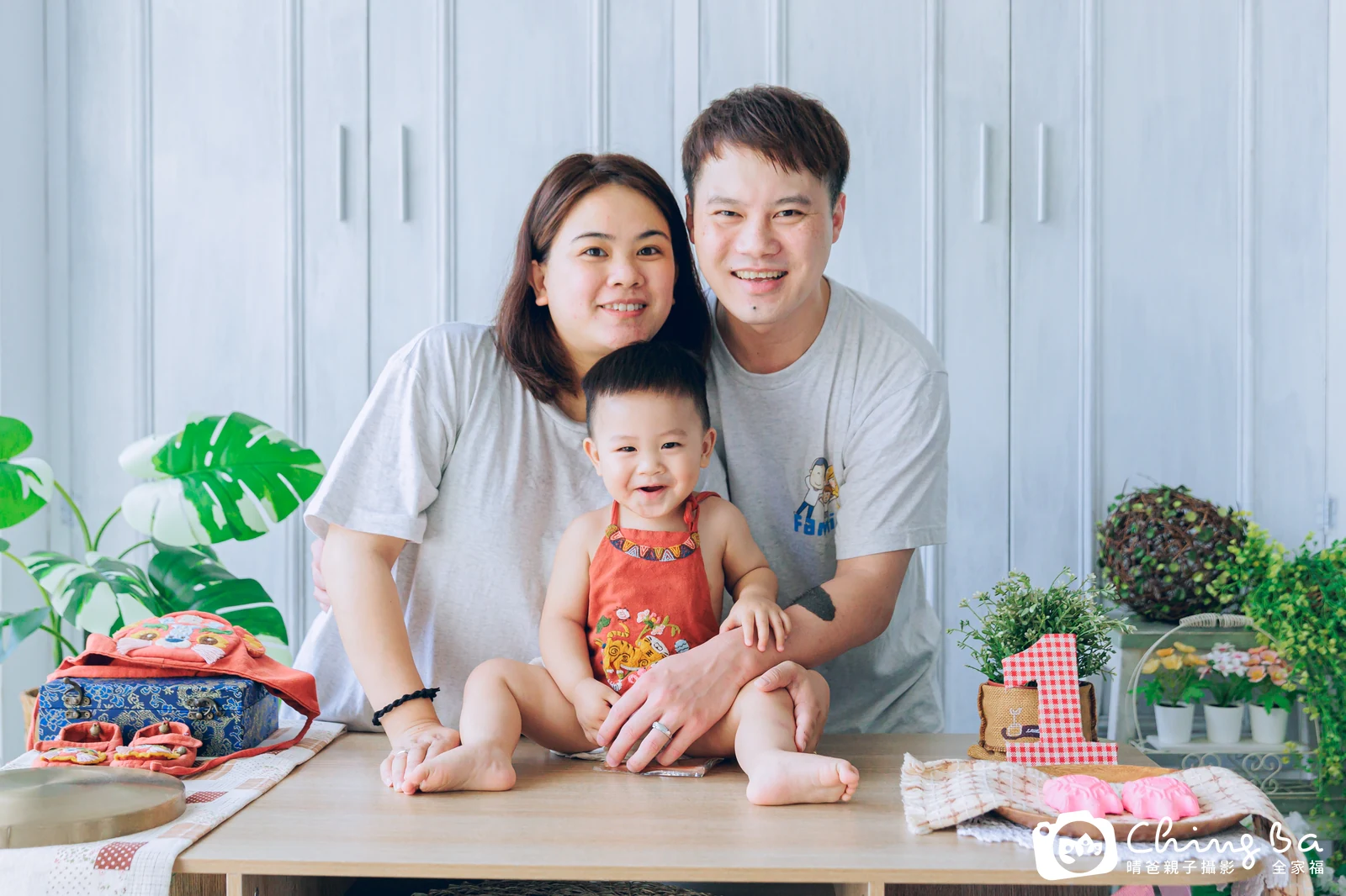 虎寶的抓周時光——晴爸親子攝影