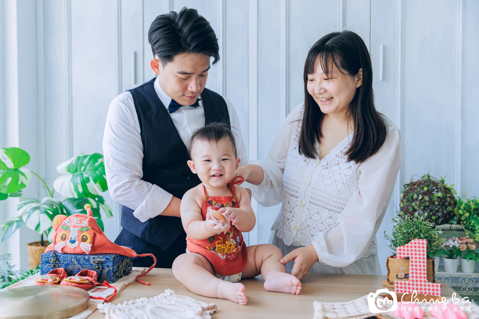 儀寶周歲抓周儀式的紀錄（2024 年夏季）