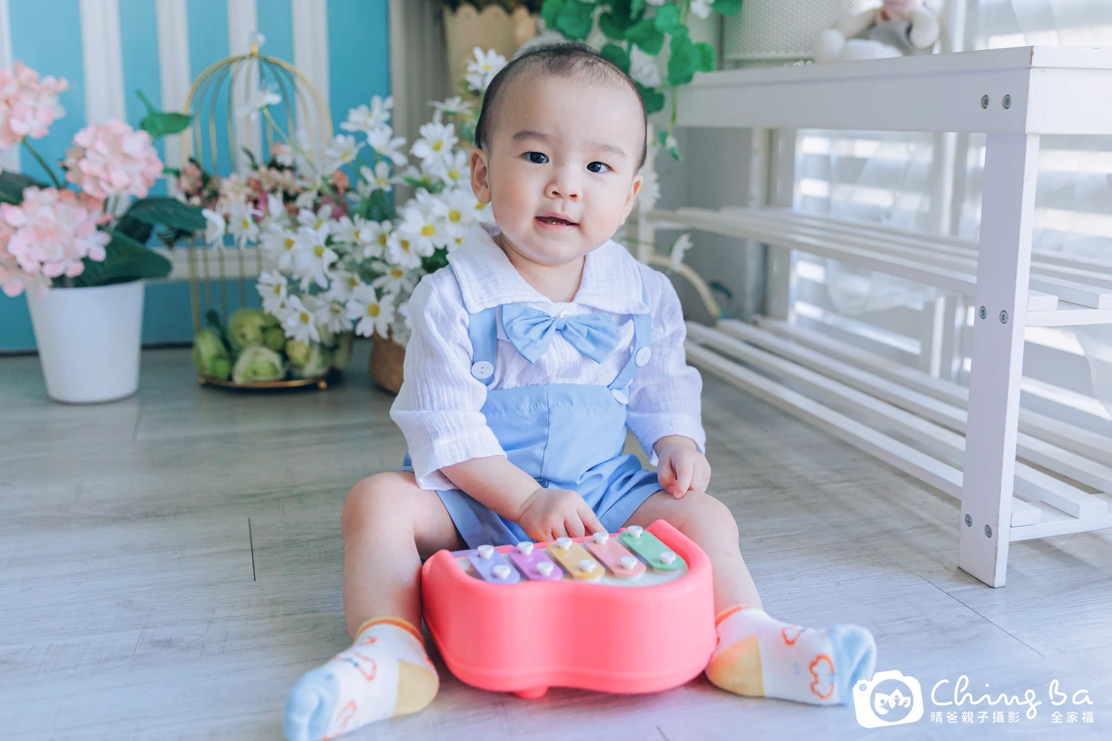 瑜周歲抓周儀式的紀錄(2025 年夏季)