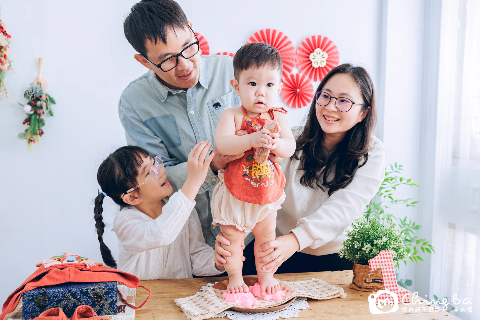 錢錢的抓周時光——晴爸親子攝影