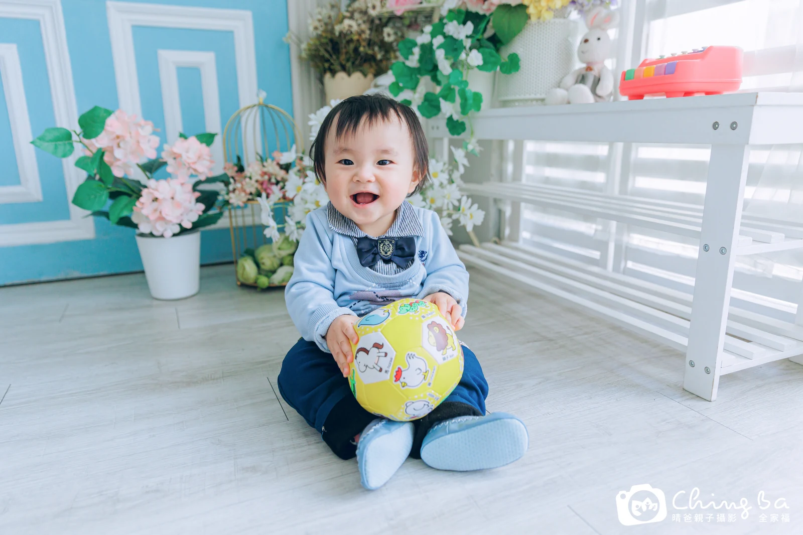 小米菓的抓周時光——晴爸親子攝影