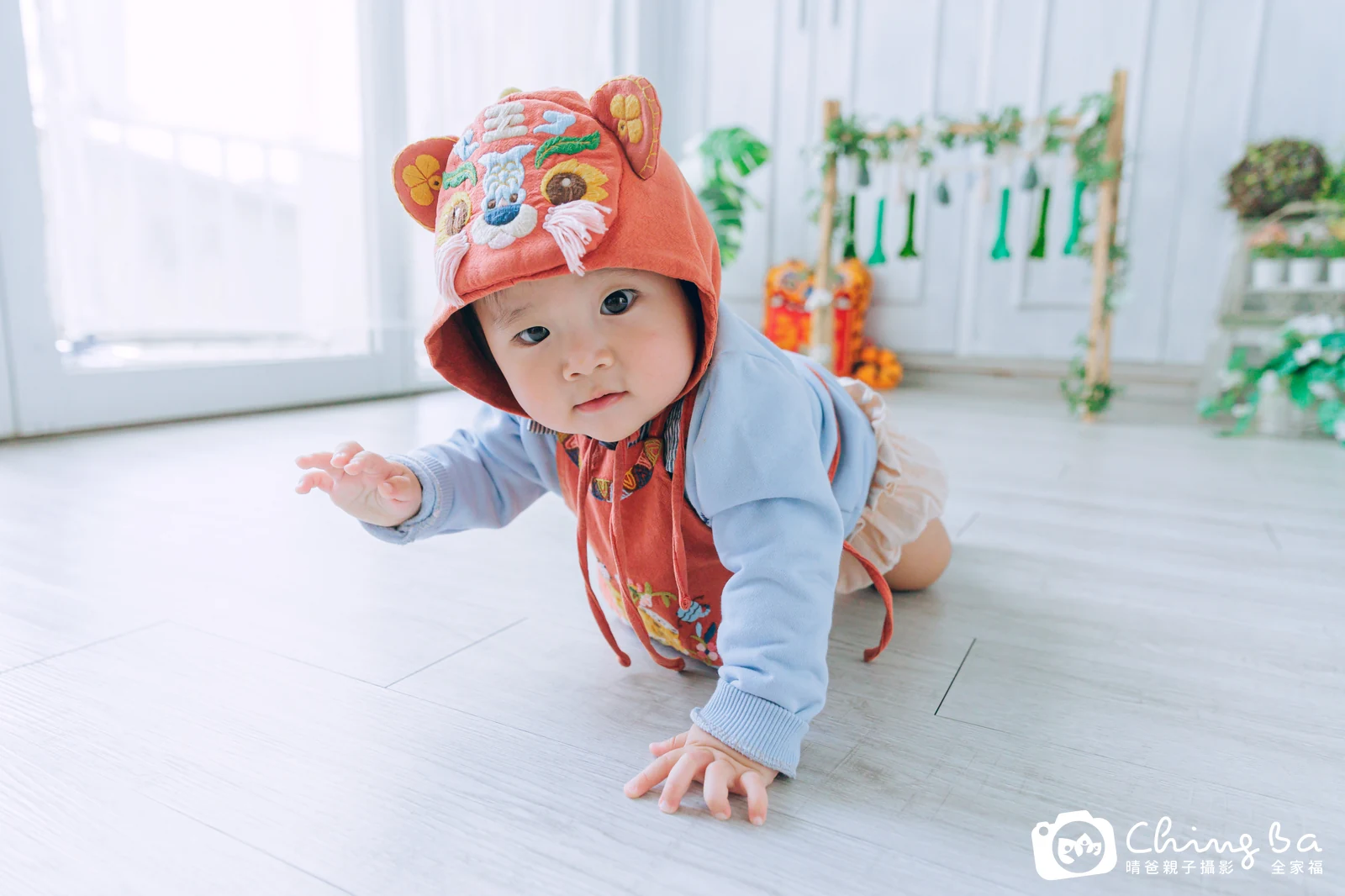 小米菓的抓周時光——晴爸親子攝影