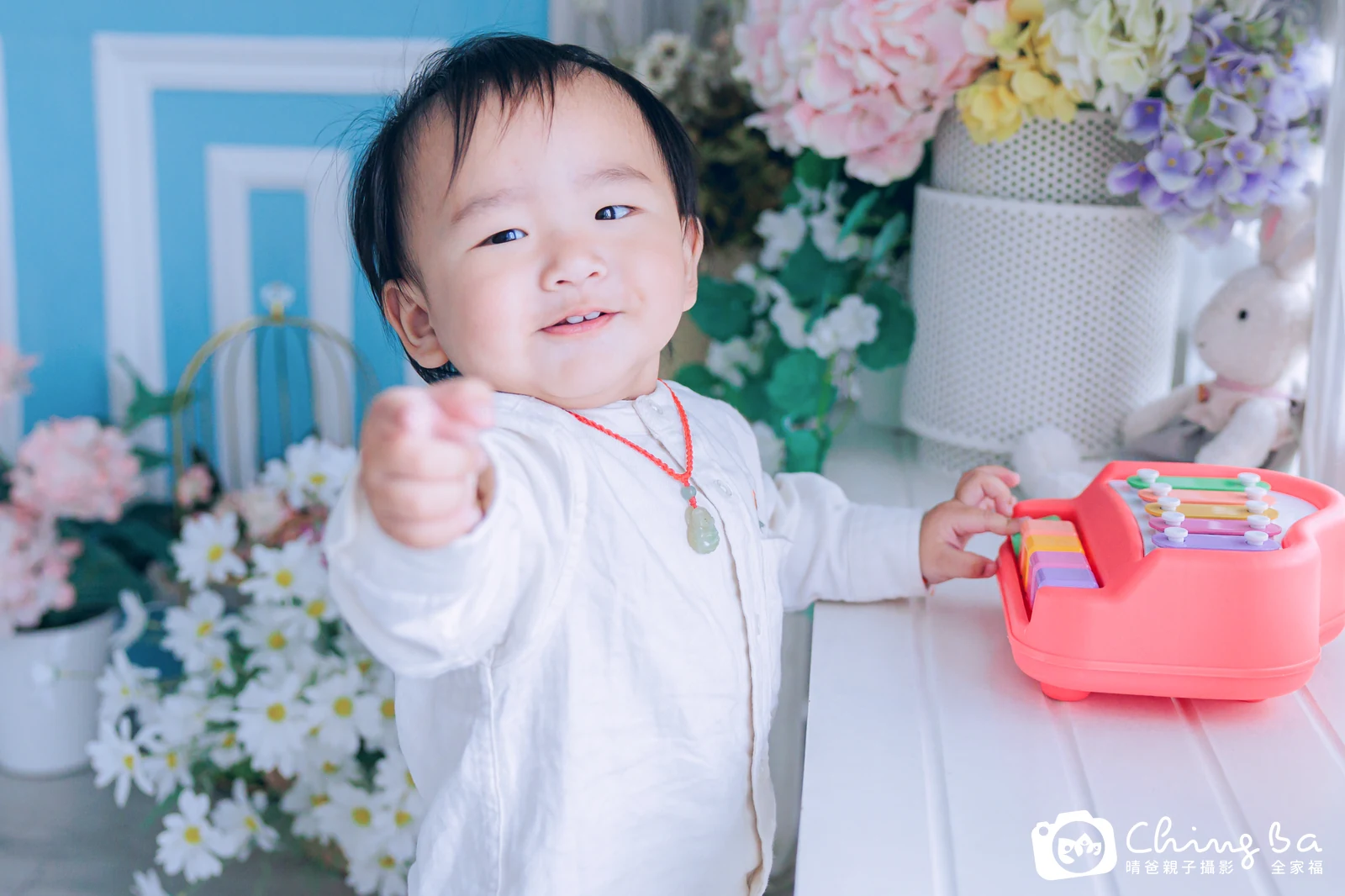 晨的抓周時光——晴爸親子攝影