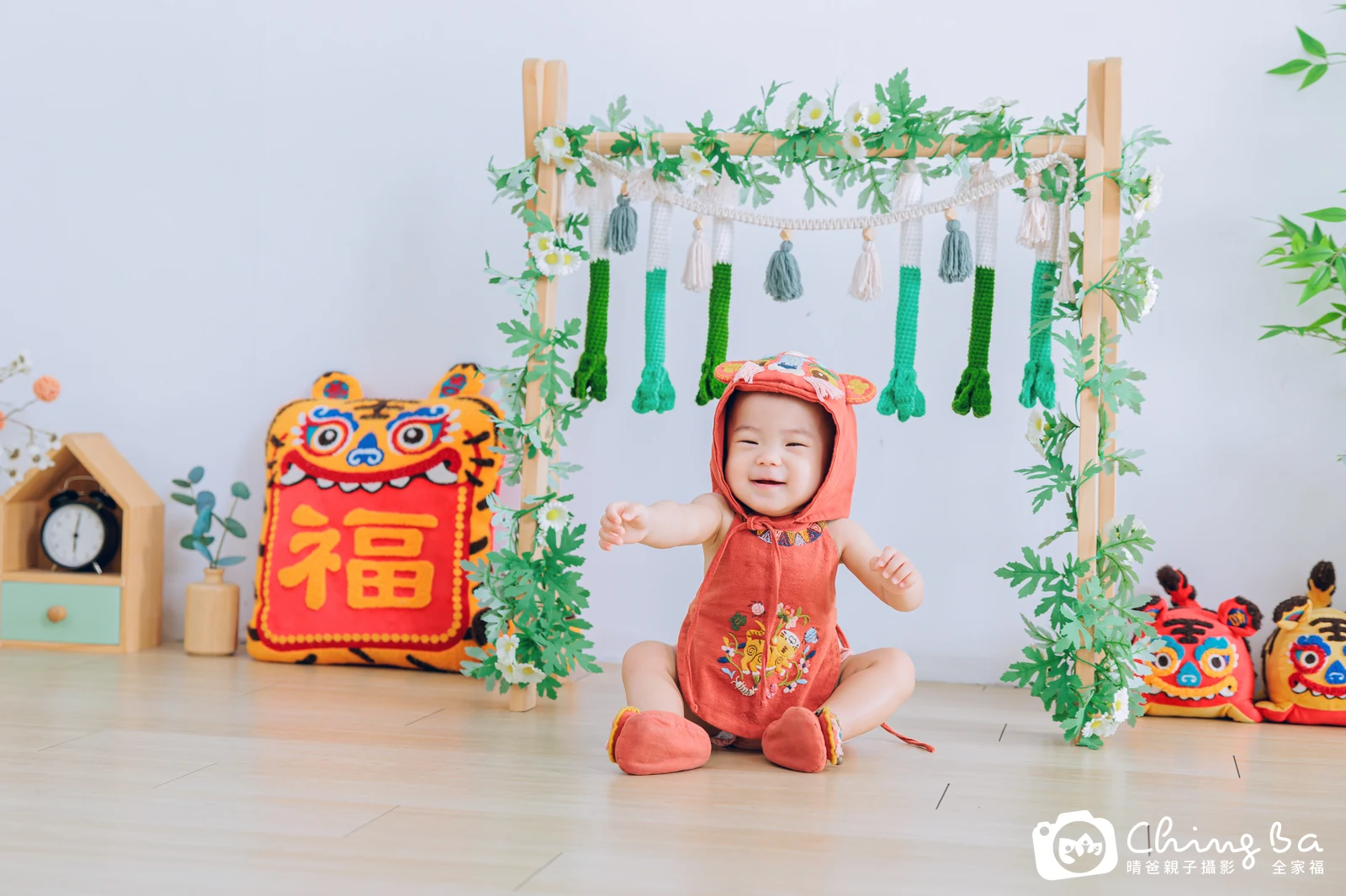 米漿在台中拍小家庭抓周的珍貴一刻