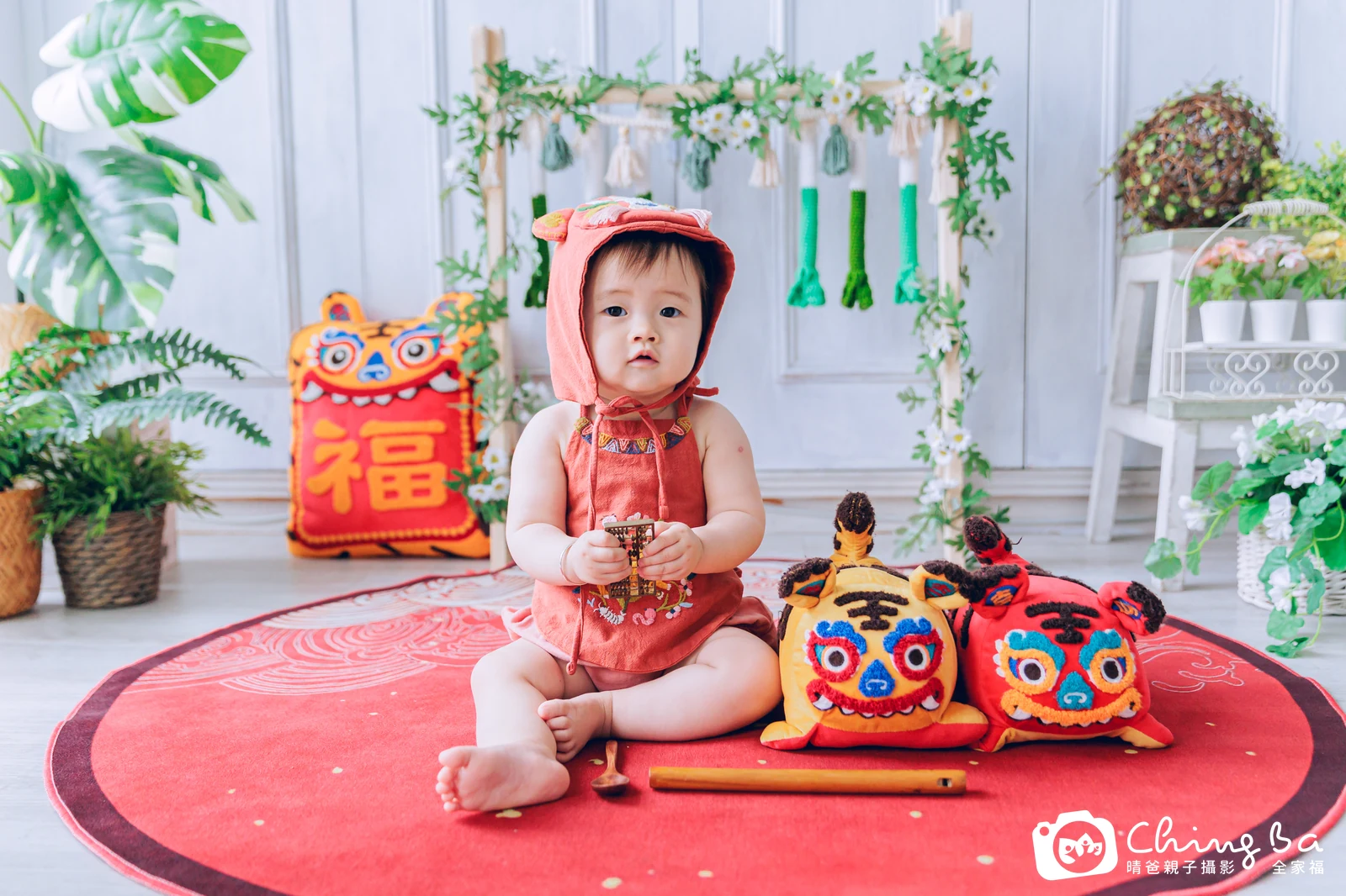 昕周歲抓周儀式的紀錄（2023 年春季）