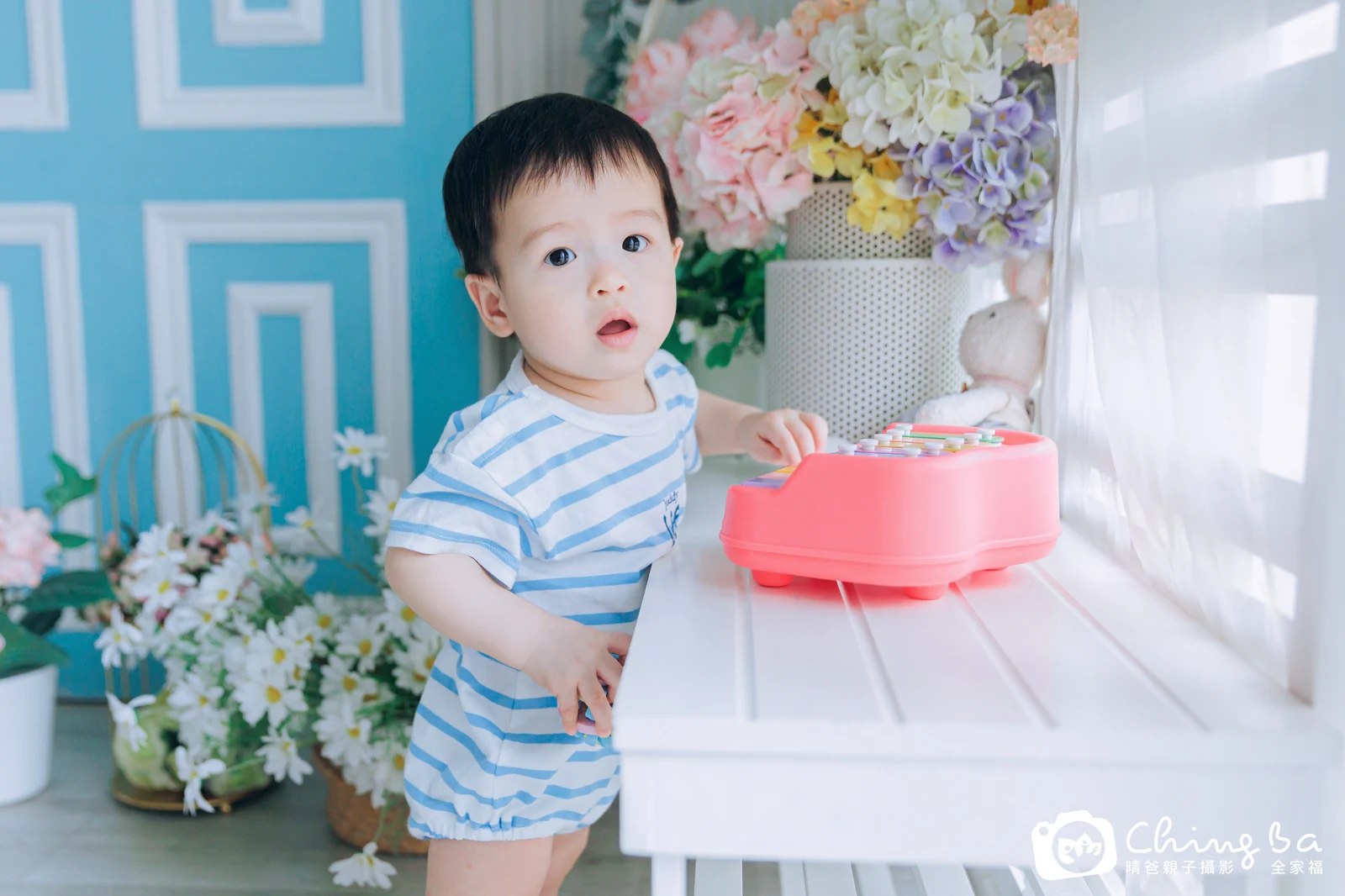 小寯的抓周時光——晴爸親子攝影