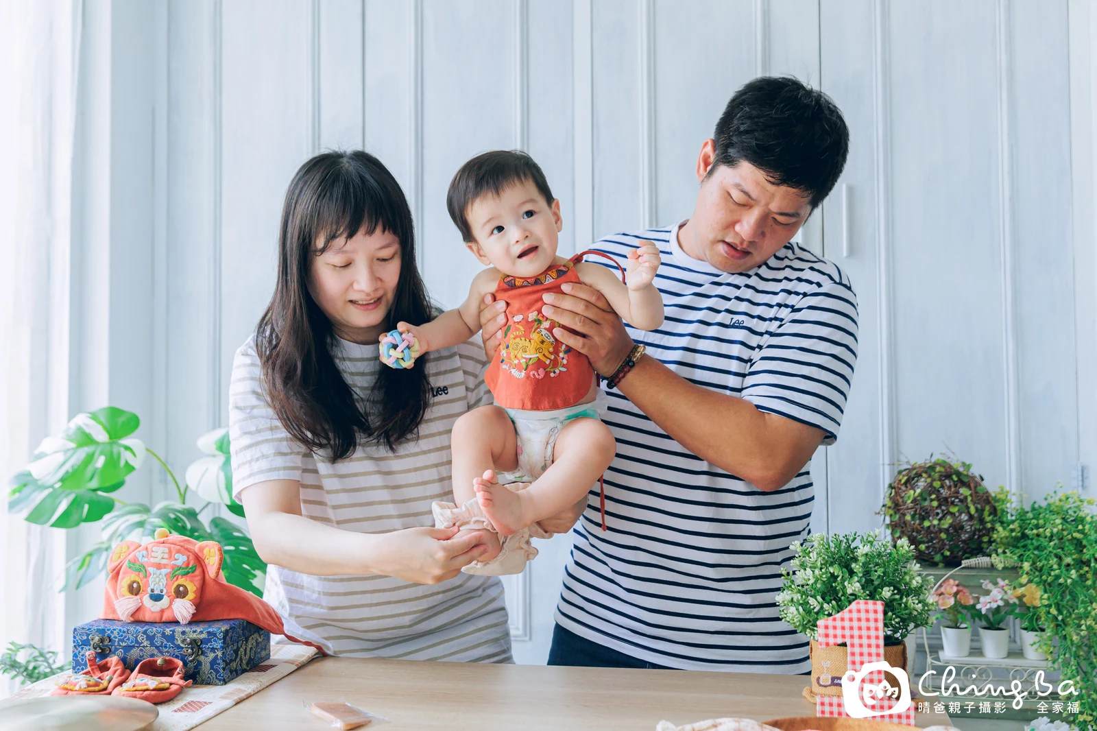 小寯周歲抓周儀式的紀錄（2025 年秋季）