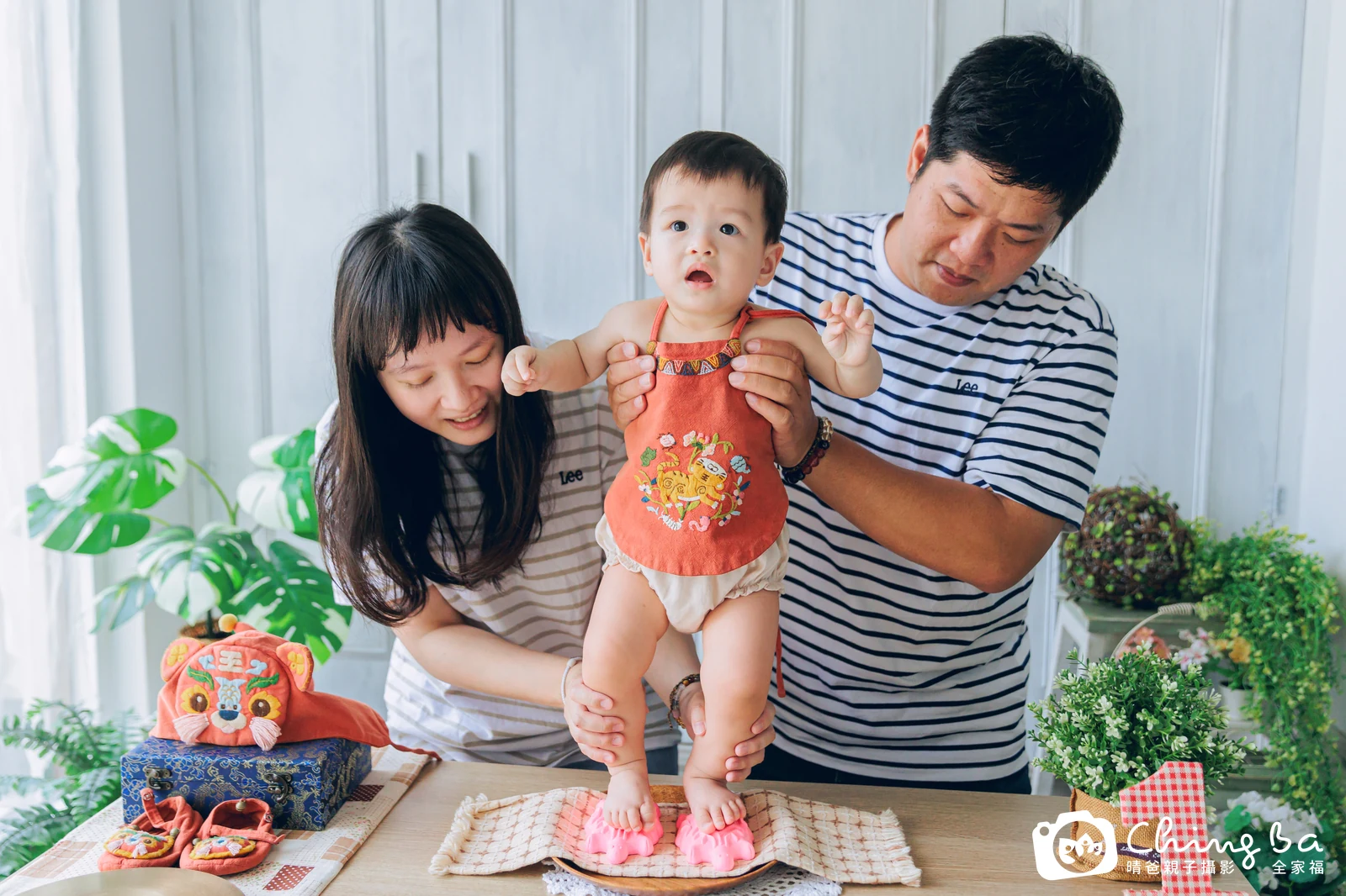 小寯的抓周時光——晴爸親子攝影