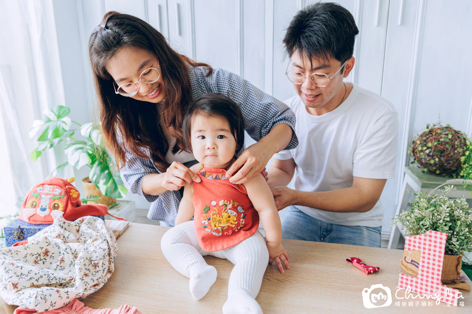 樂樂的抓周時光——晴爸親子攝影
