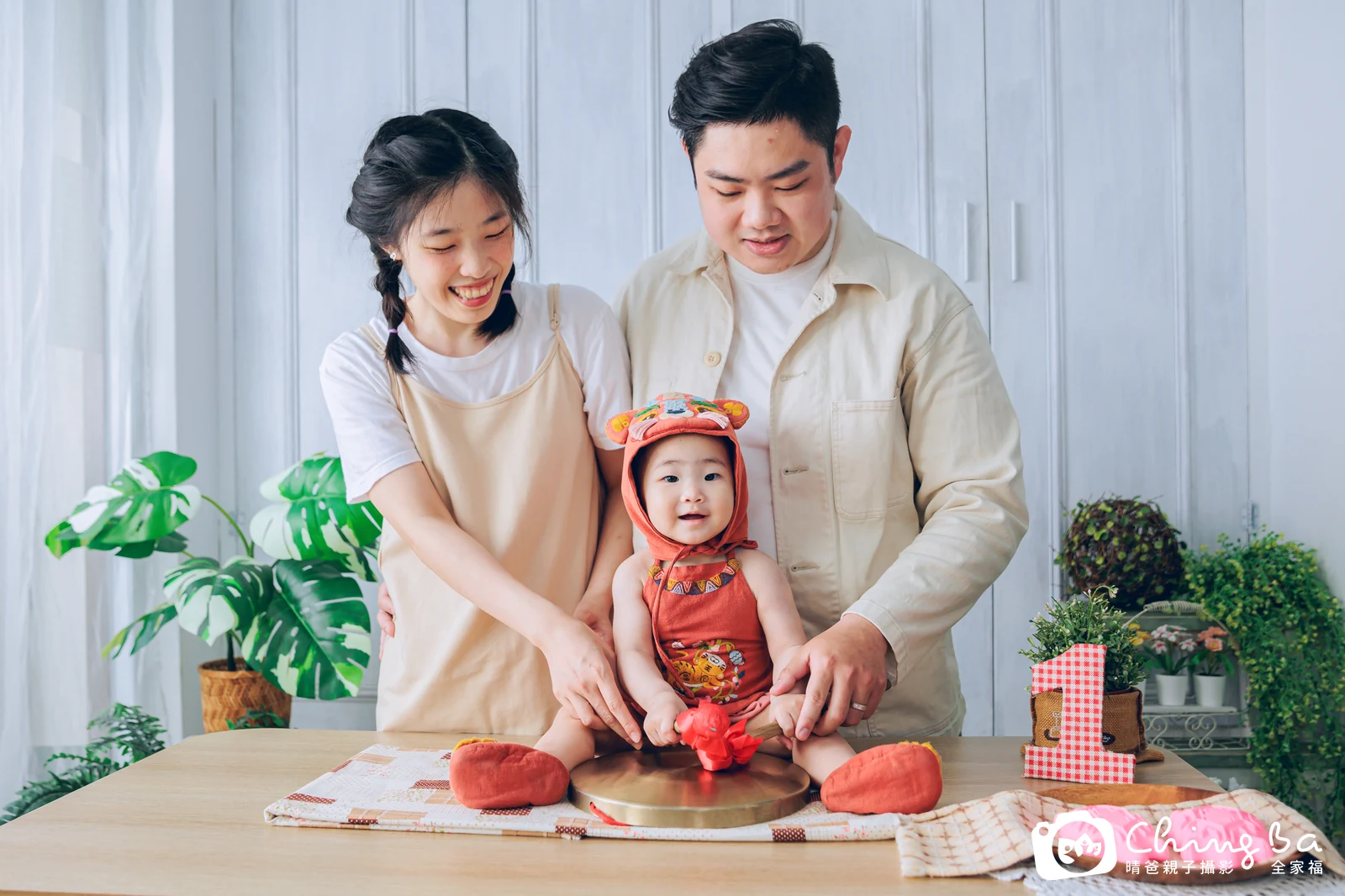 星星周歲抓周儀式的紀錄(2025 年春季)