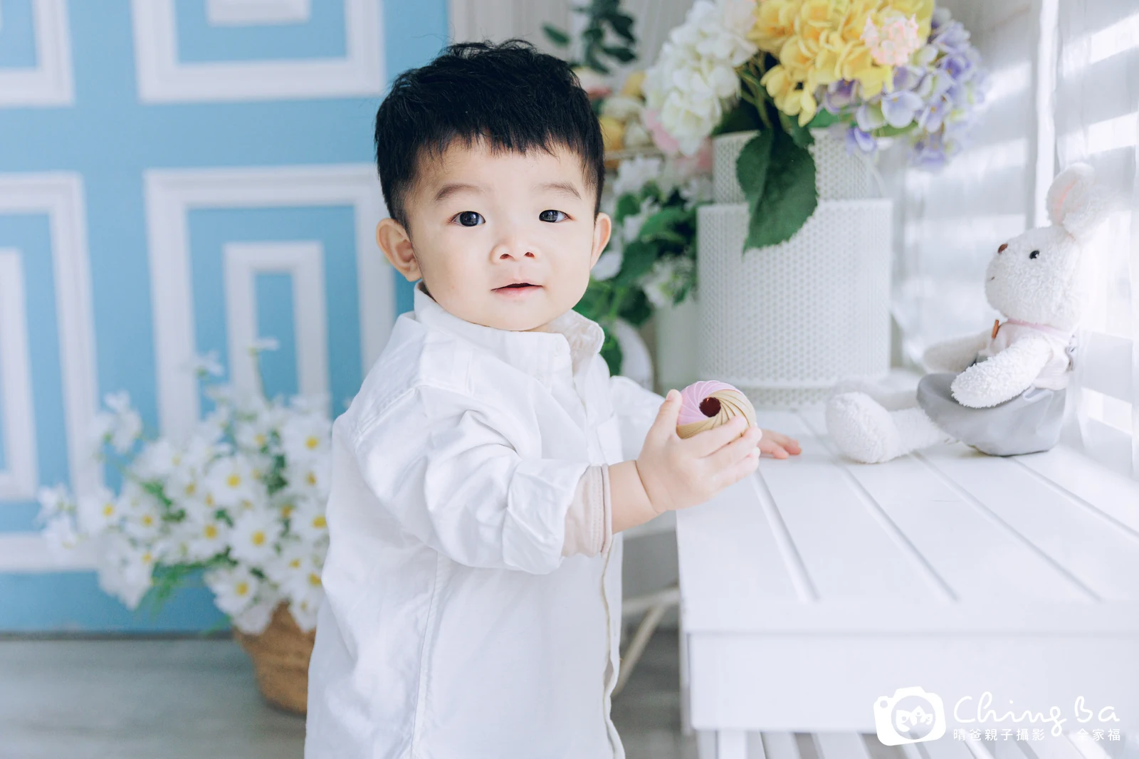 鳳梨的抓周時光——晴爸親子攝影