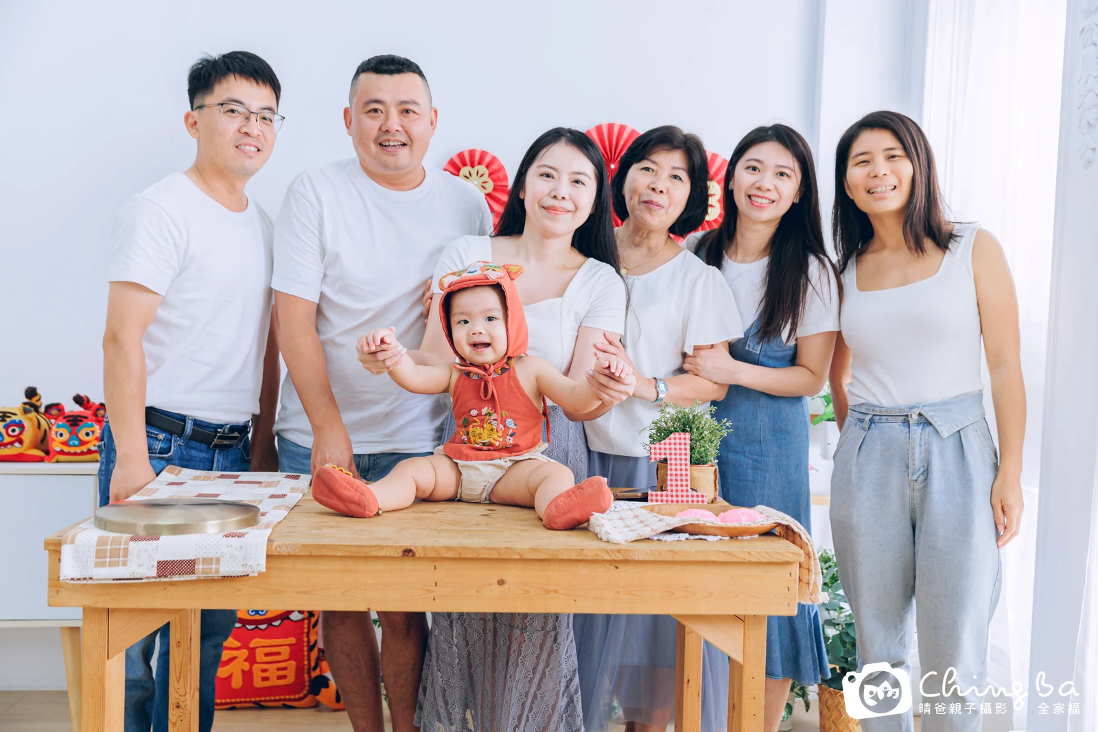 小家庭抓周拍作品｜2023 年秋季｜晴爸親子攝影