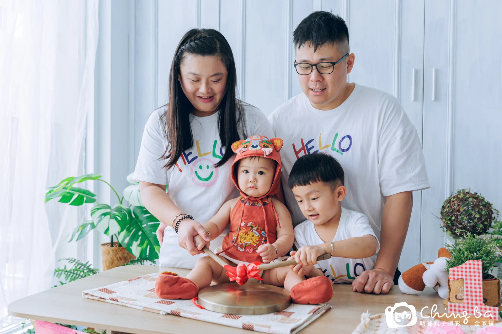 叡叡周歲抓周儀式的紀錄(2024 年冬季)