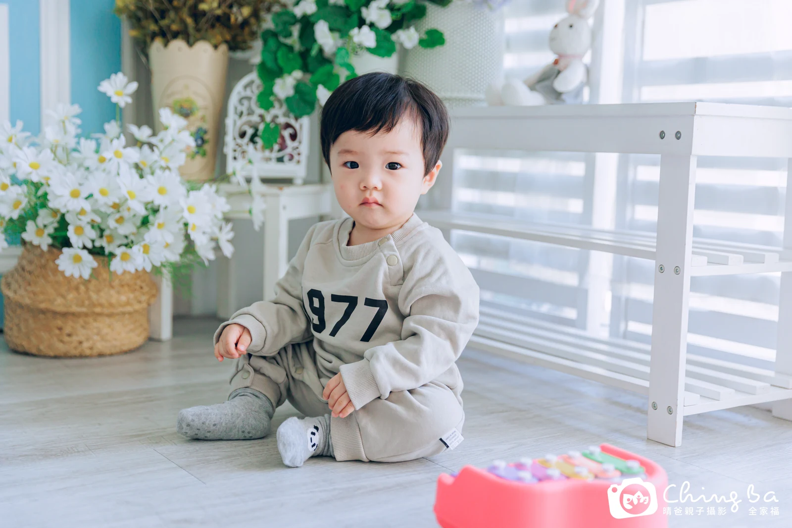小肉包的抓周時光——晴爸親子攝影
