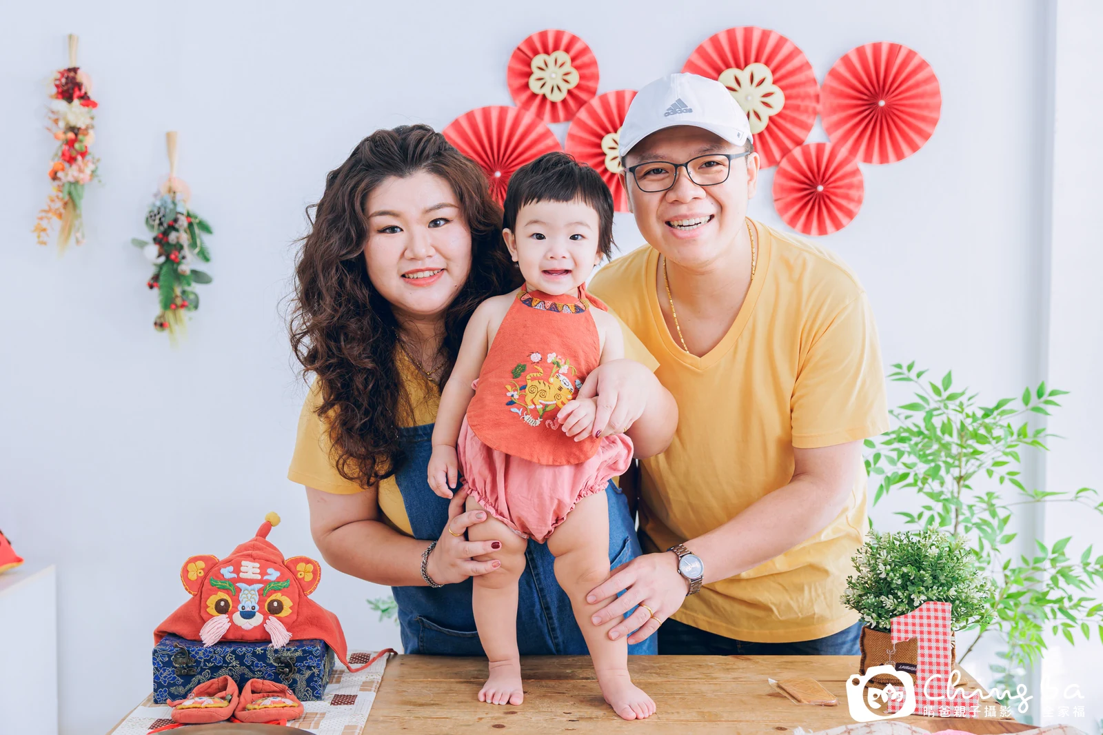 晴晴的抓周時光——晴爸親子攝影