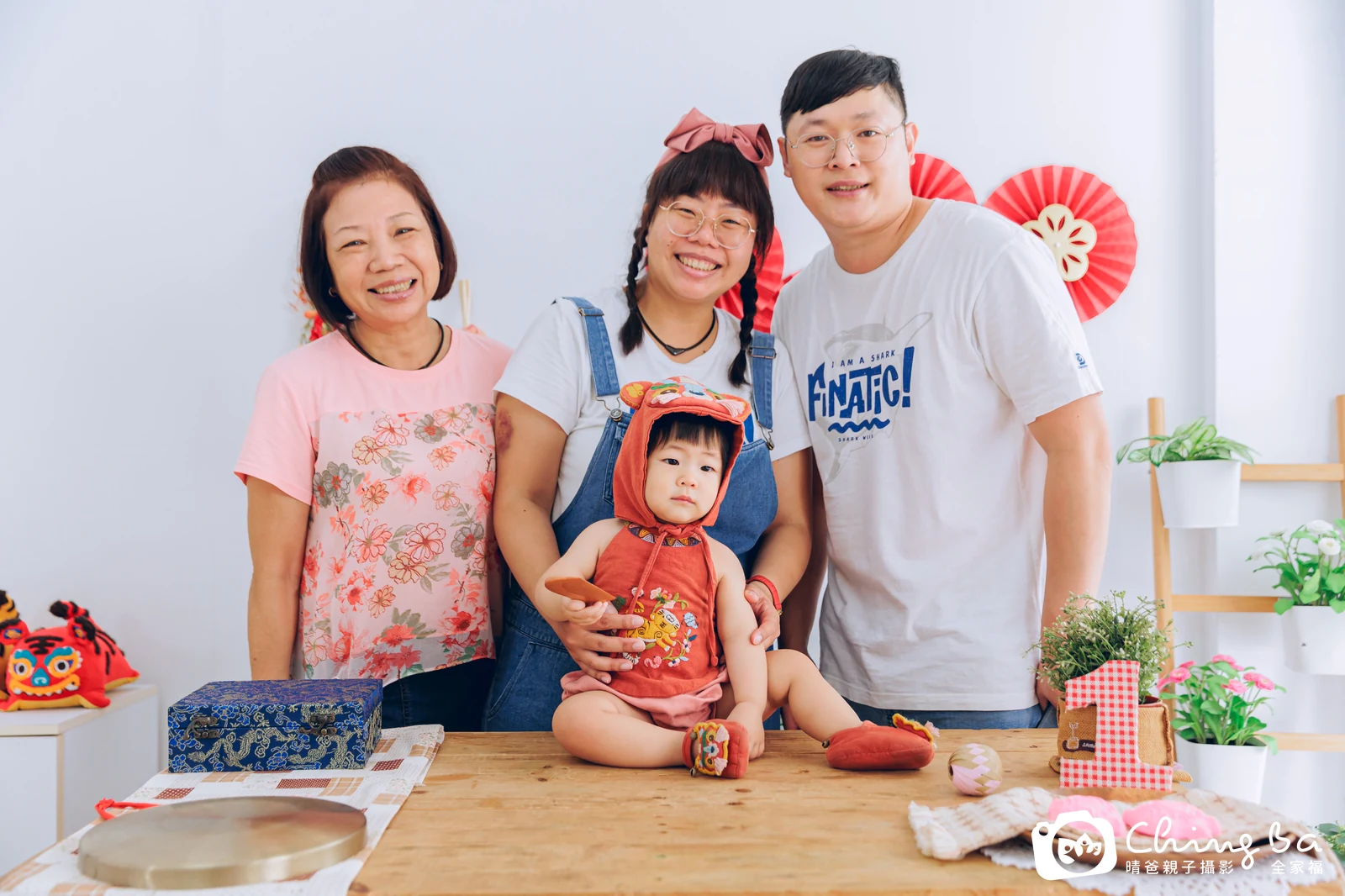 瑤的抓周時光——晴爸親子攝影