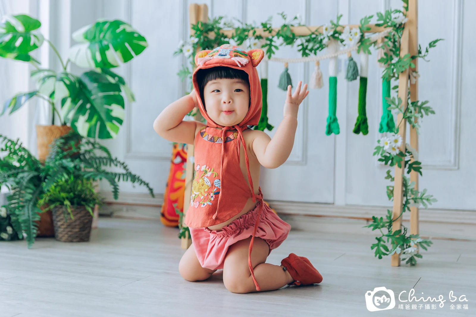 小栗子周歲抓周儀式的紀錄（2024 年秋季）